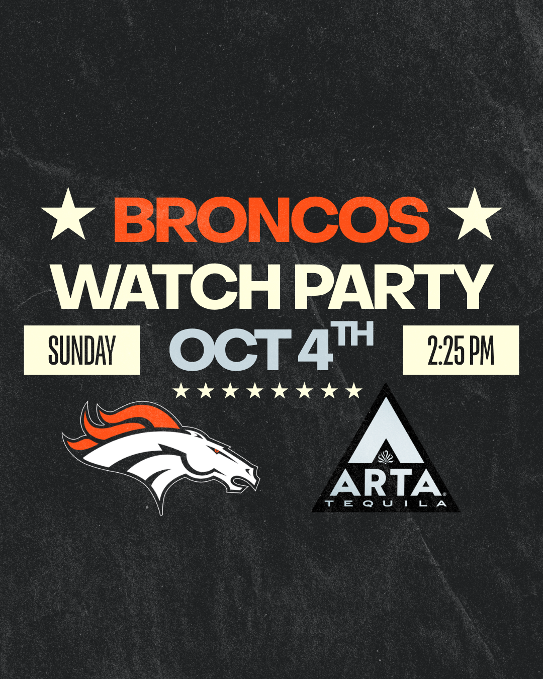 Broncos vs 49ers Watch Party