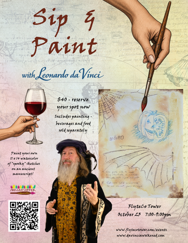 Sip &amp; Paint with da Vinci