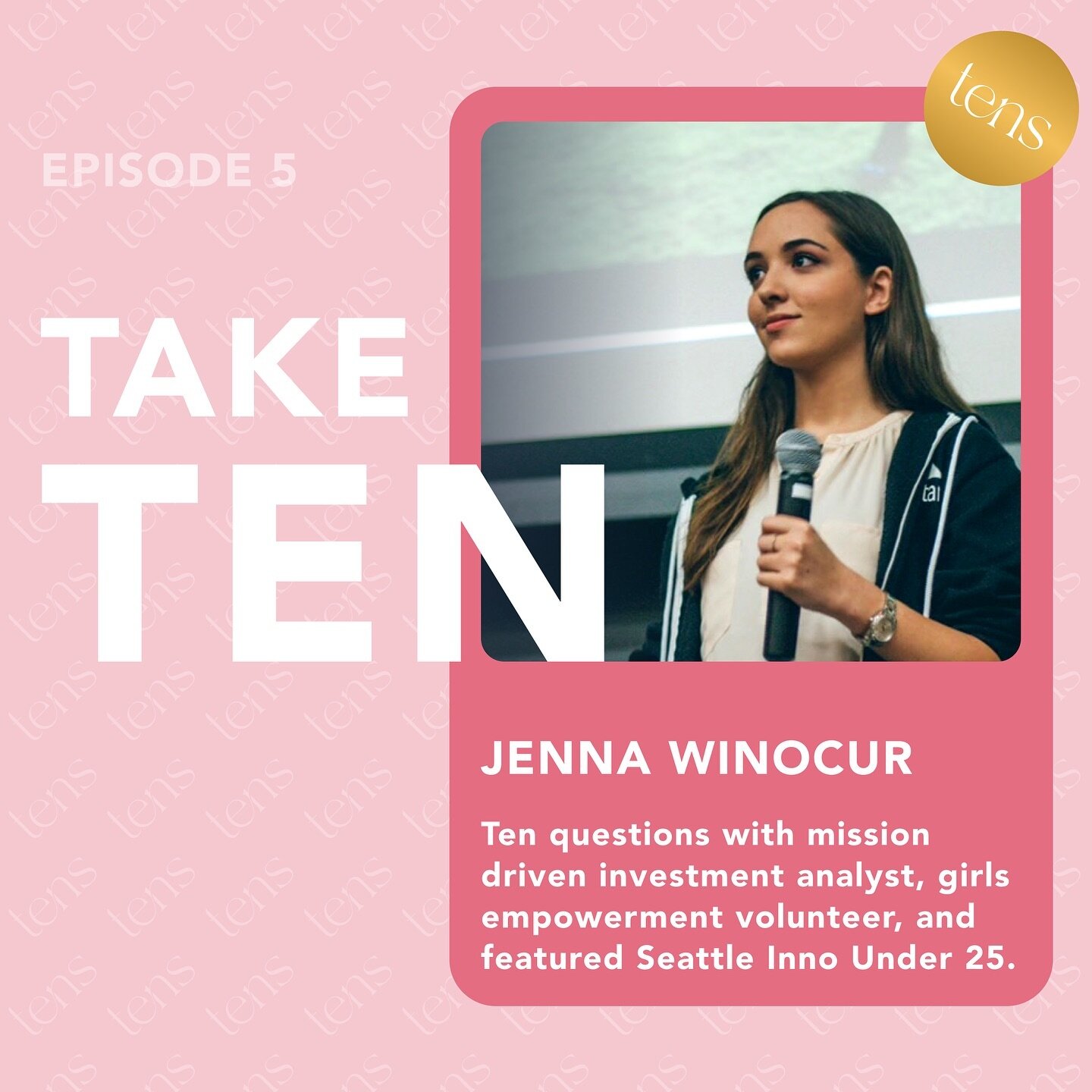 ⏰ TUNE IN TODAY @ 12:30 PM PST! ⏰

Join us on IG Live as we ask Jenna 10 questions reflecting on her life, career, and friendship! Come learn, get inspired, and chat with us! 

#tens #taketen #tenssocial #iglive