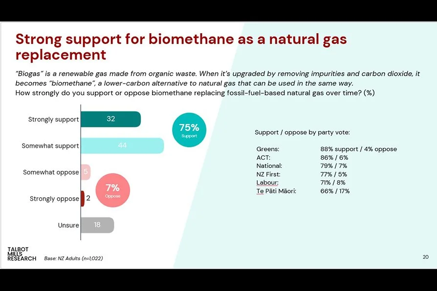‍Survey shows strong support for biomethane and LNG