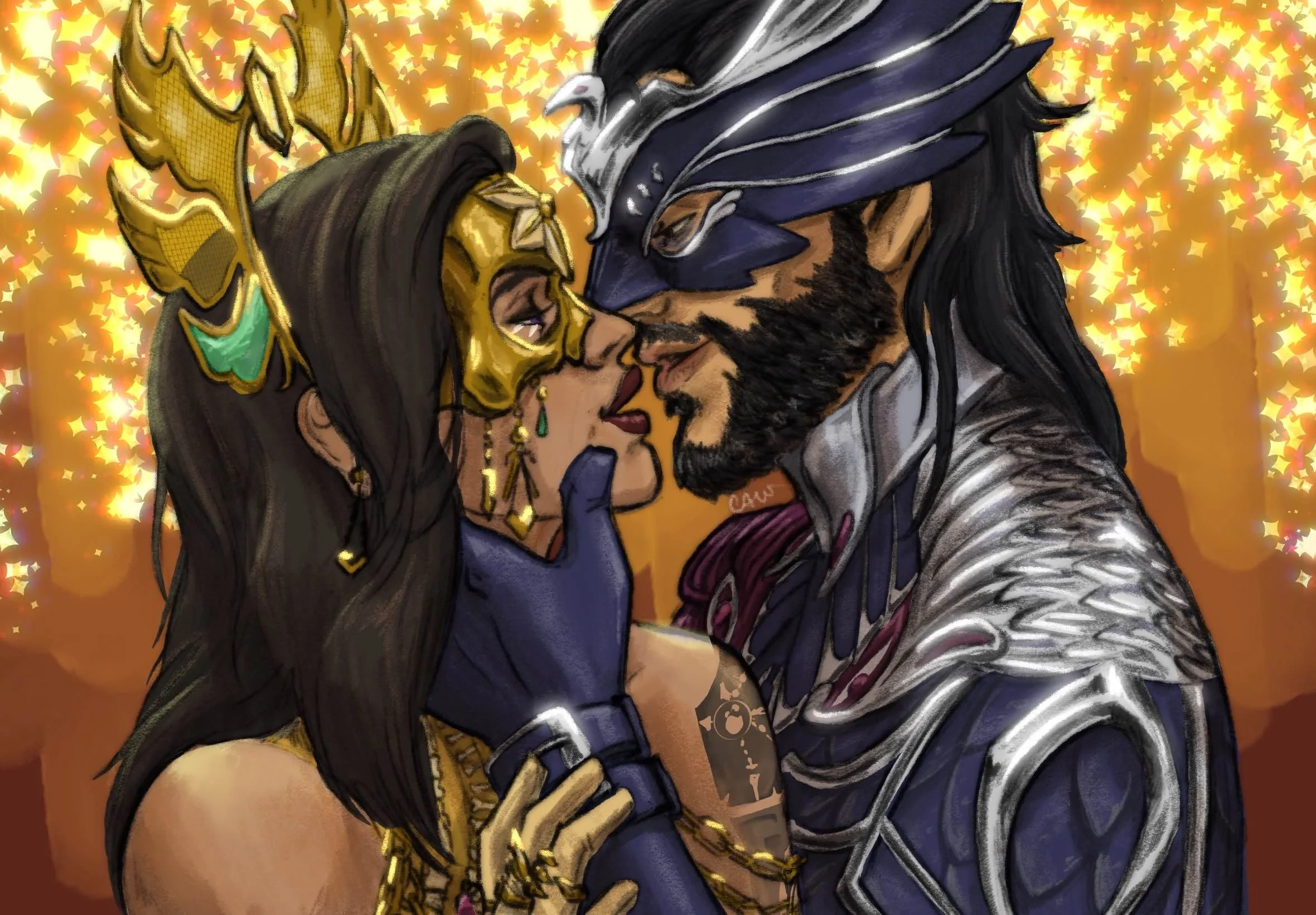 Lucanis Dellamorte & Rook Ingellvar (Dragon Age: The Veilguard)