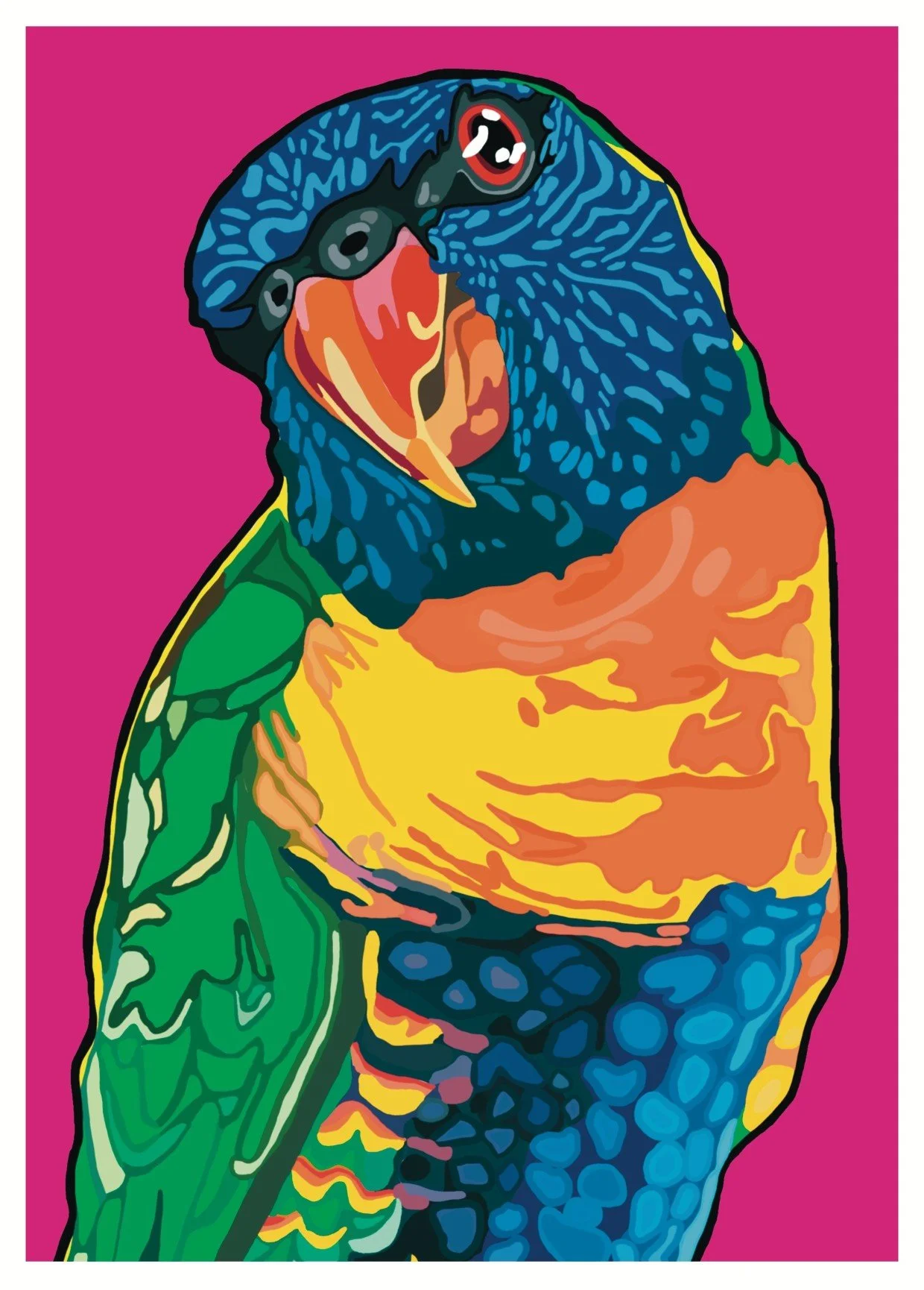 The Suburban Boy - Rainbow Lorikeet
