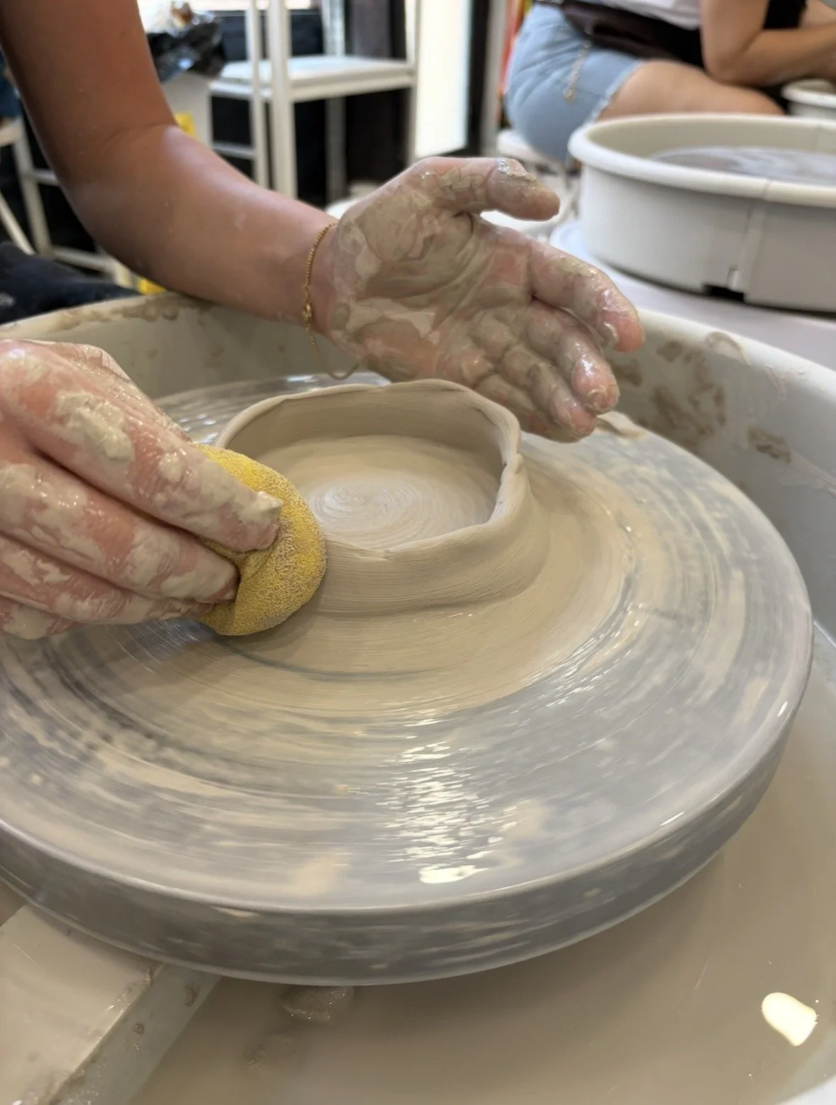 Friday Affordable Pottery Wheel Throwing Class