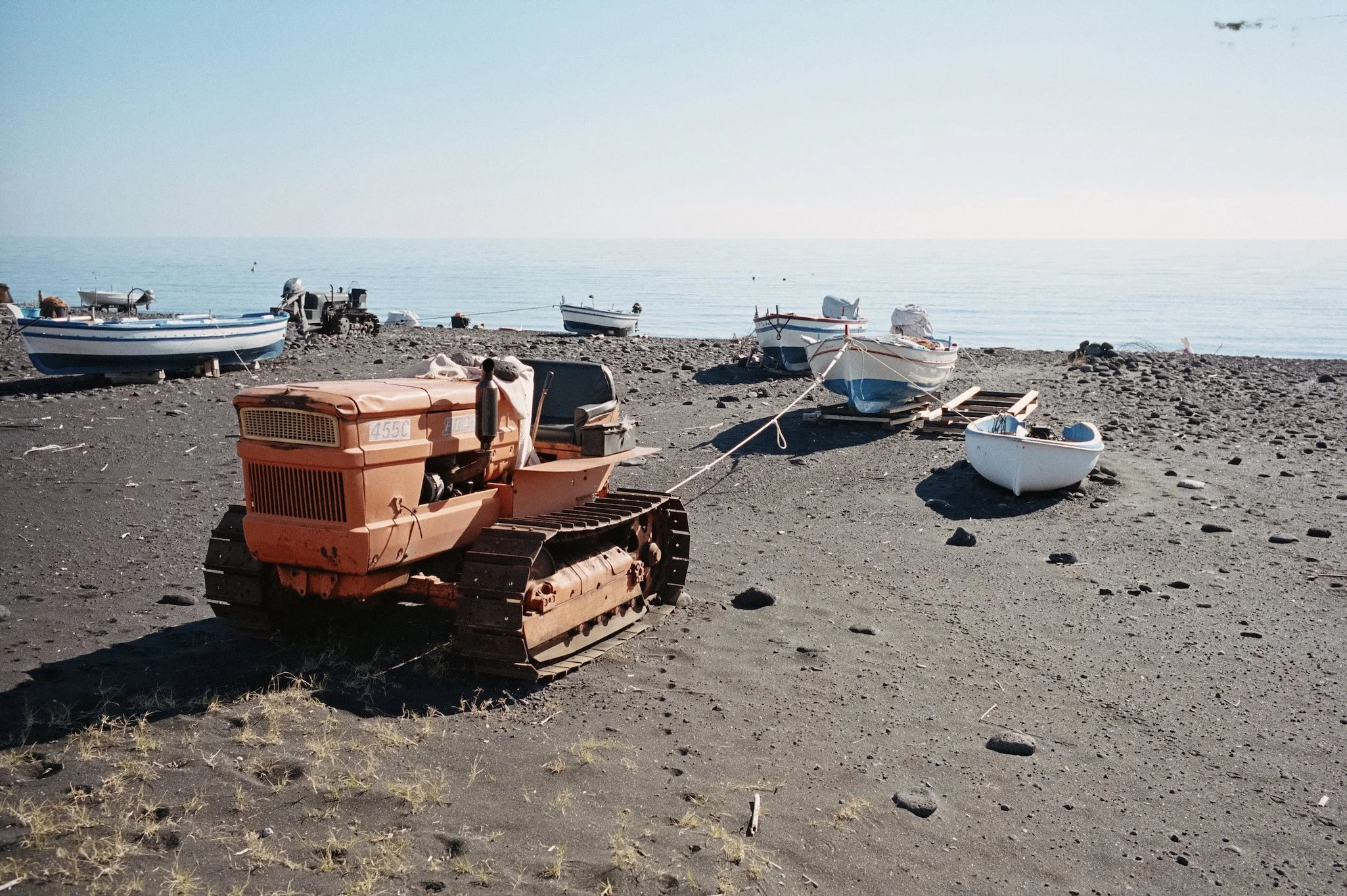 The beach of Stromboli