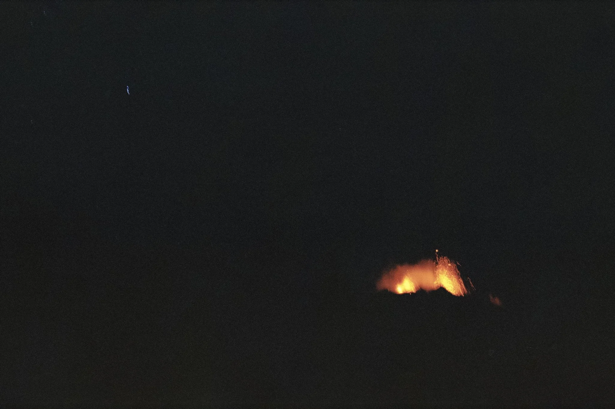 Stromboli's erruption