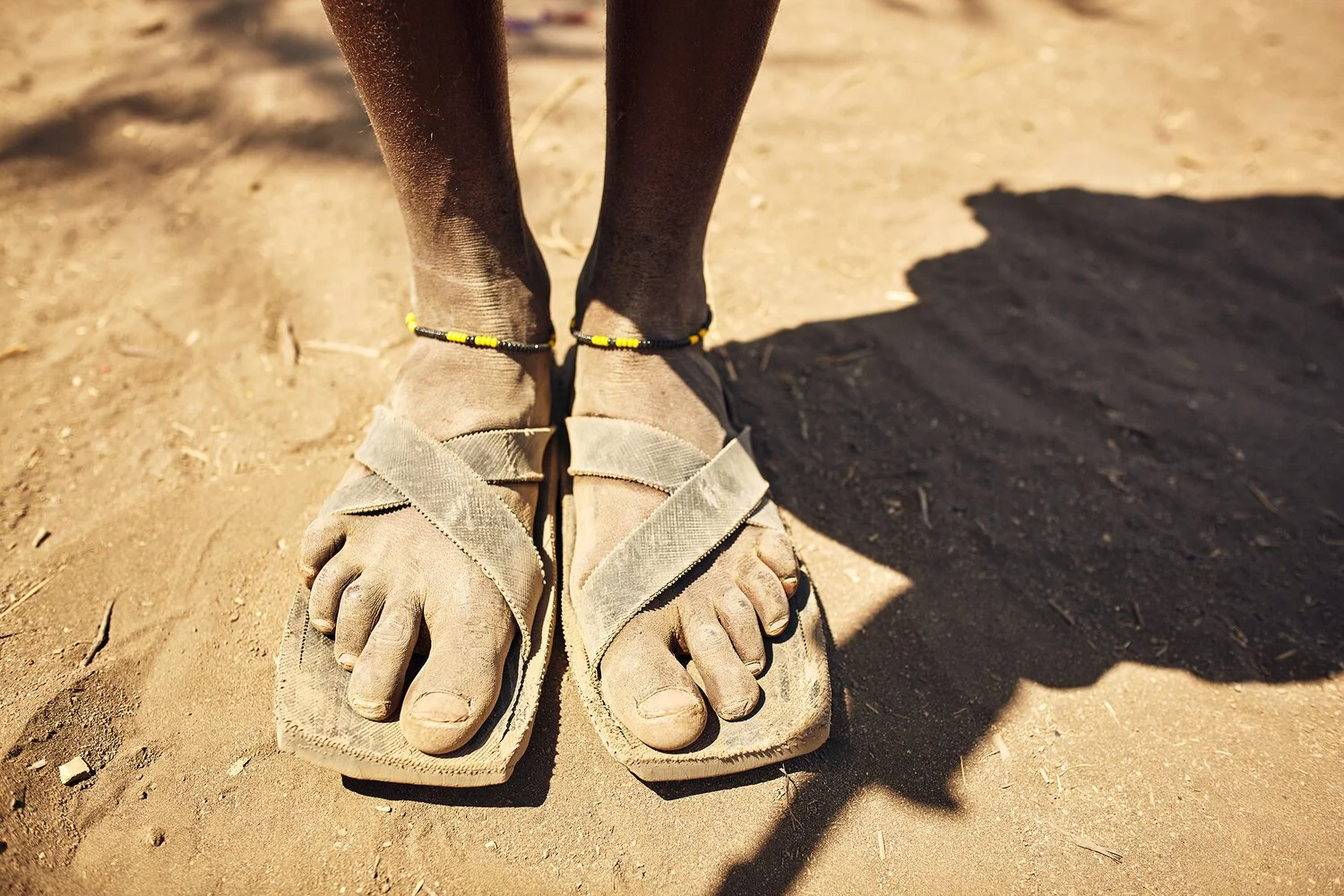 Maasai shoes, Africa
