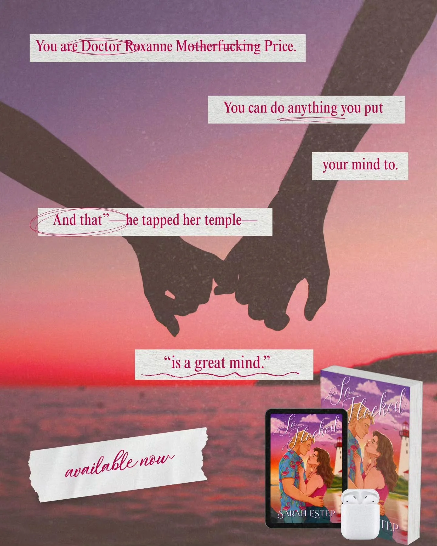 What's a girl gotta do to get a pep talk from Jordy Taylor? 🦩

People always ask me which of my books is my favorite. Truthfully? (And you have to promise not to tell my other books) It's So Flocked. 

So if you're OBSESSED with Taylor Swift's New H