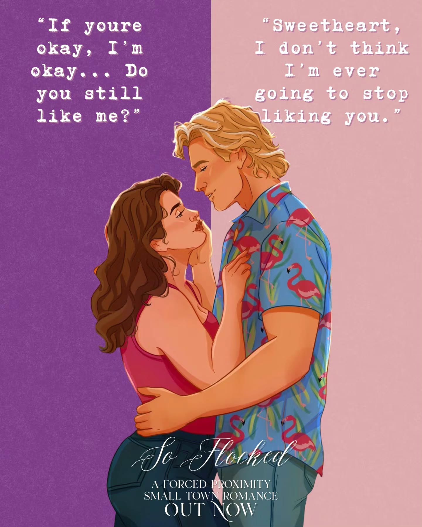 🦩Happy (belated) two years of So Flocked🦩

Any time I'm slinging books in person, at least one person asks me, &quot;Which one is your favorite?&quot;

And while I love all my books for different reasons, these two are my favorites. 

Why? 

Becaus