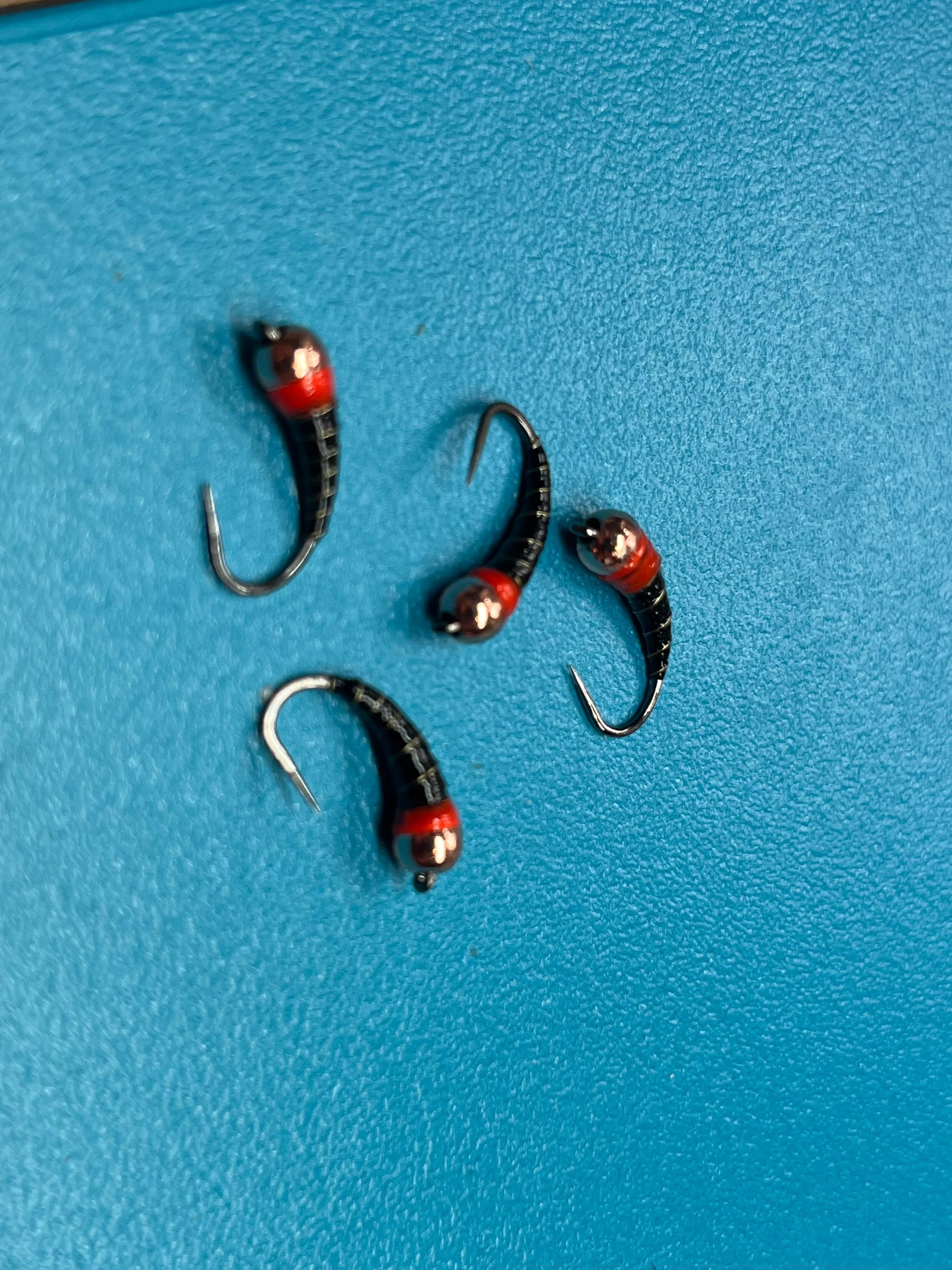 Wetyourfly UV Black Cruncher Flies - Size 12 Barbless - 3 Pack For Trout & Coarse