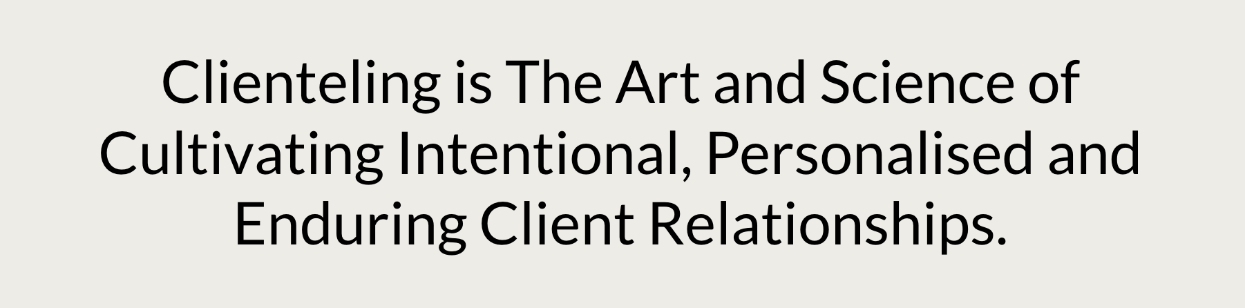Is Clienteling a Real Word? – newsletter hero image from Episode 79