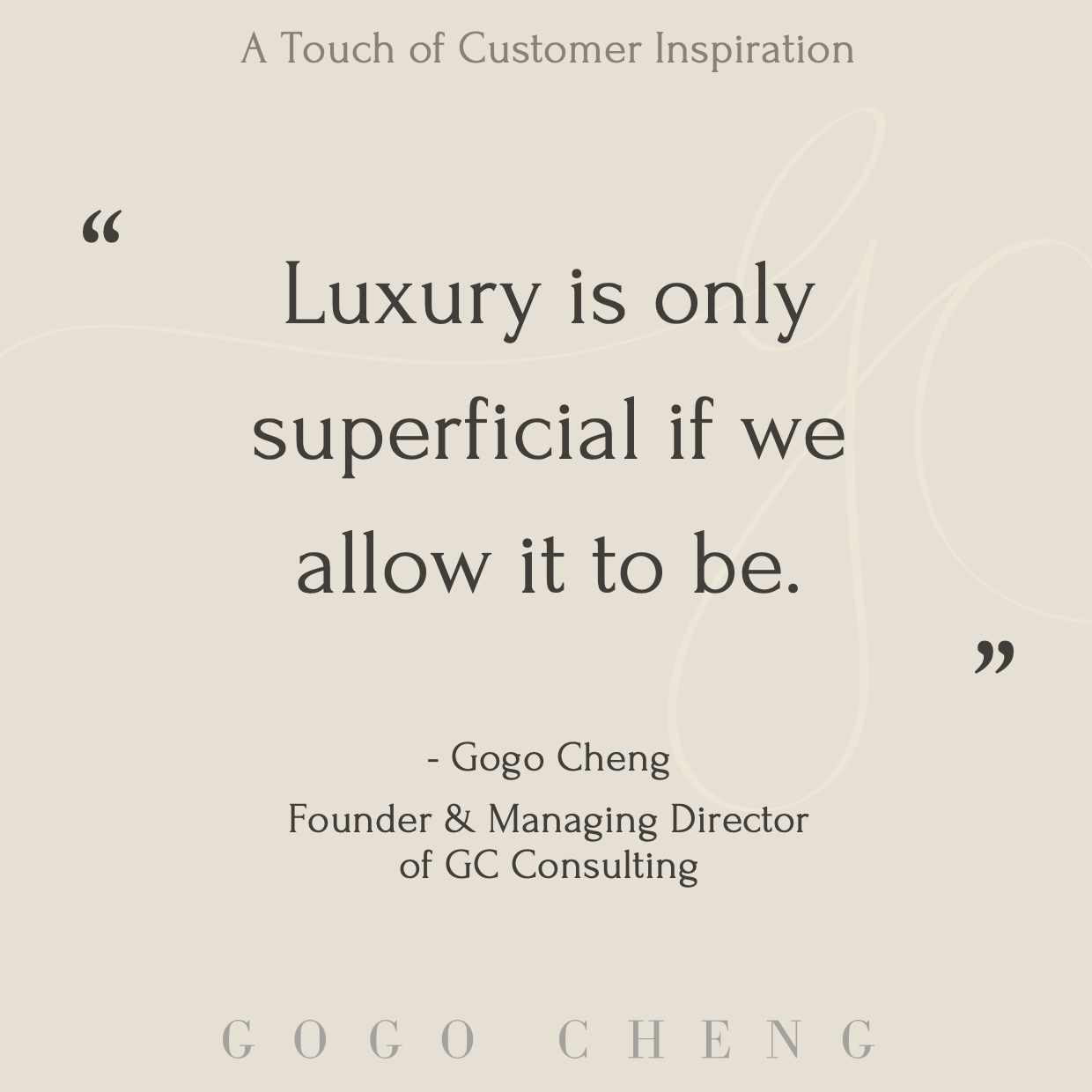 I used to Think Luxury was Superficial – image 1 from Episode 31 newsletter