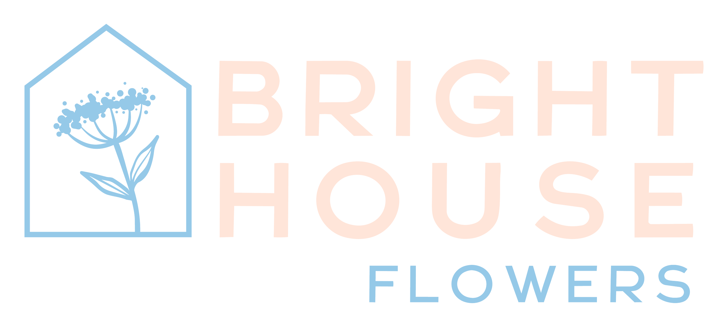 Bright House Flowers Logo