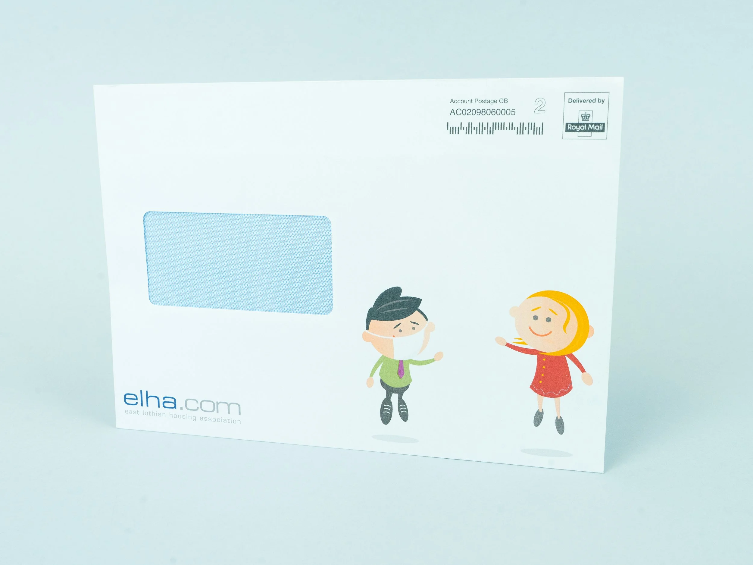 C5 Business envelope printed CMYK
