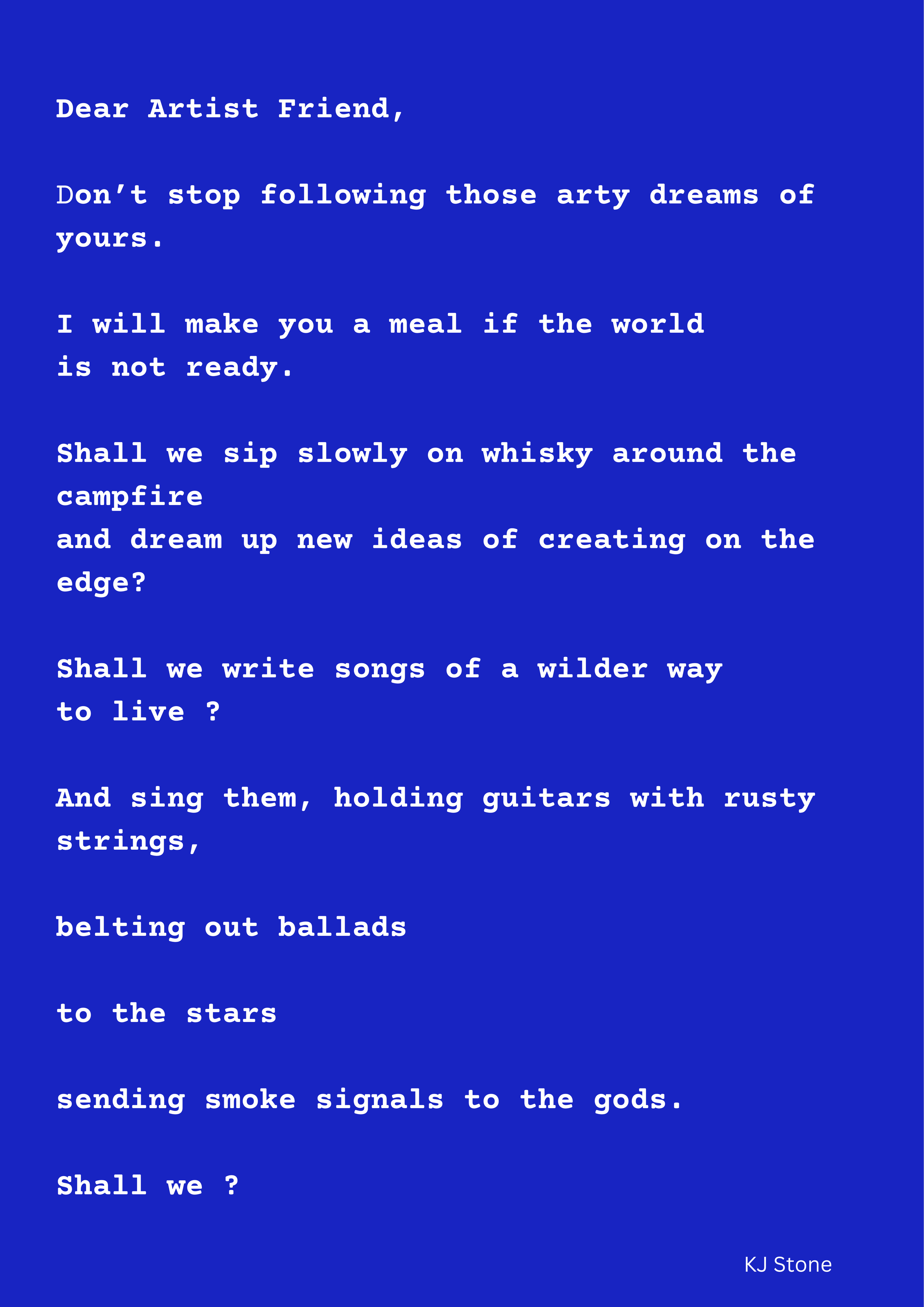 I will make you a meal if the world is not ready