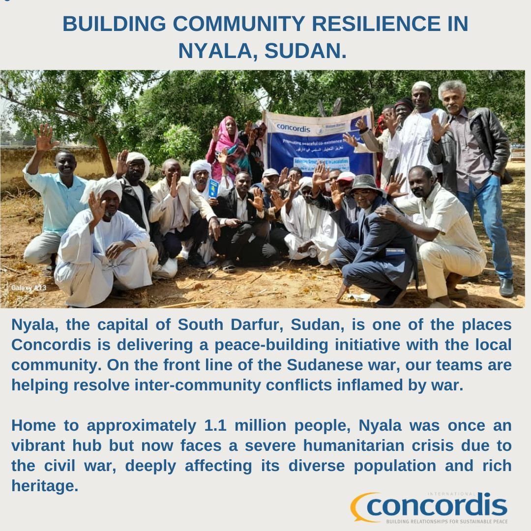 The people of Nyala, including Concordis staff, have been caught in the crossfire and experience sporadic bombardments due to the ongoing conflict between the RSF and the SAF in Darfur.

Nyala's strategic position is essential for the flow of goods a