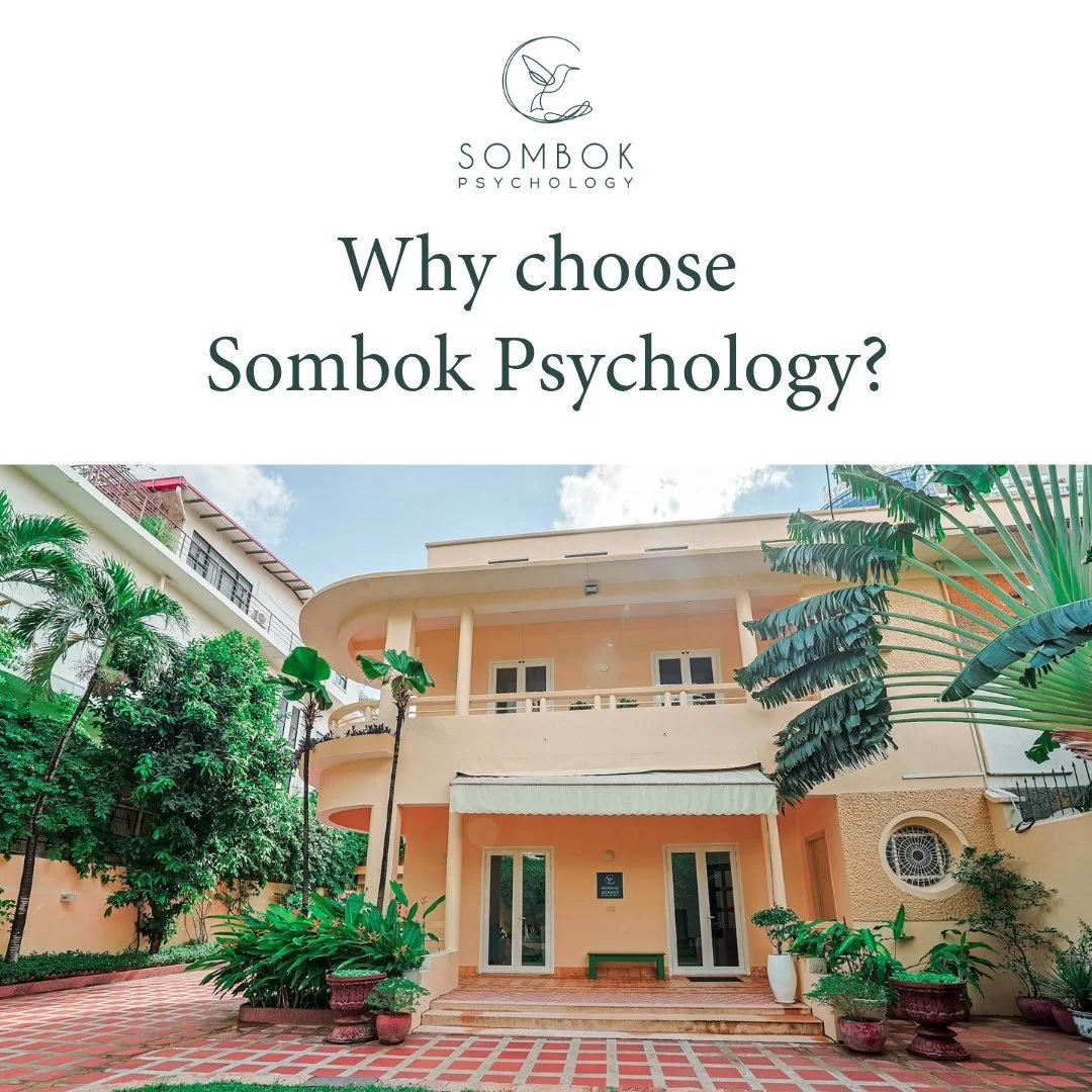 (English Below)

🐦&zwj;⬛ ហេតុអ្វីបានជា លោកអ្នកគួរជ្រើសរើសសំបុកចិត្តសាស្ត្រ? 

👉 ក្រុមការងាររបស់ពួកយើង រួមមានអ្នកចិត្តសាស្រ្តខ្មែរ និងបរទេស បានទទួលការការបណ្តុះបណ្តាលពីអន្តរជាតិជាមួយនឹងការយល់ដឹងអំពីវប្បធម៌ក្នុងស្រុក។
👉 ពួកយើងផ្តល់ជូននូវសេវាកម្មជាច្រ