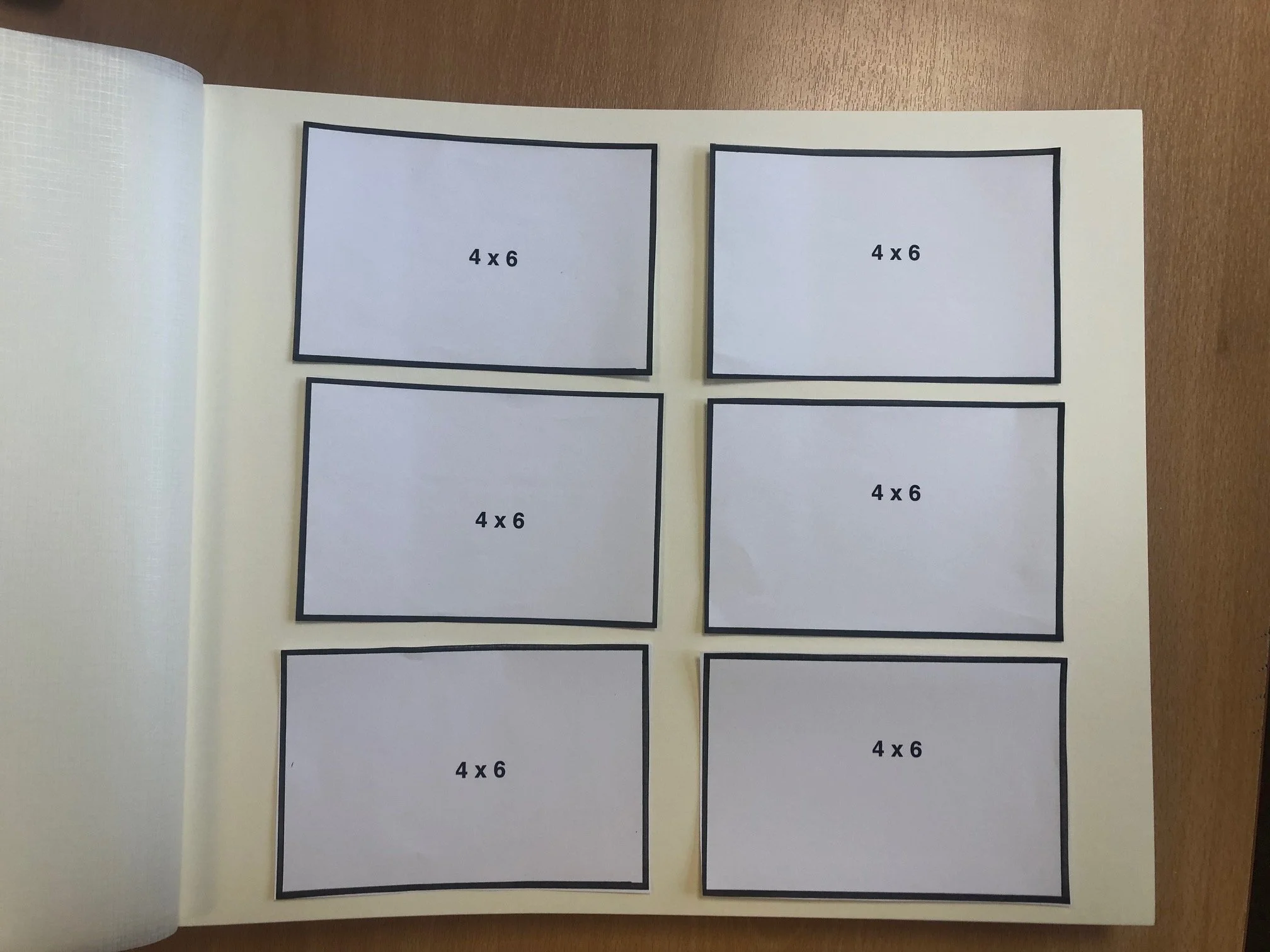 Album Fotografico Pieghi A Fisarmonica Fai Da Te – Stile Vintage 5,9x8,3 Pollici – Pagine Nere