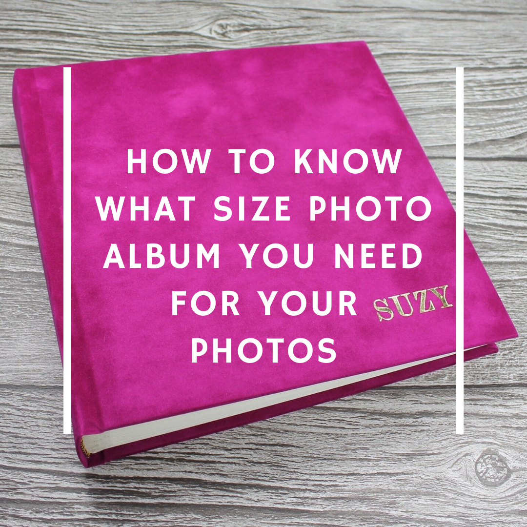 Photo album size: Create personalized photo albums in the size of your  choice