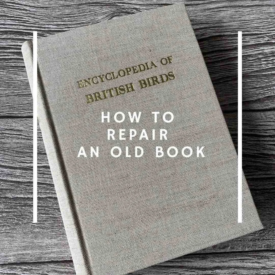 How to repair an old book for the next generation