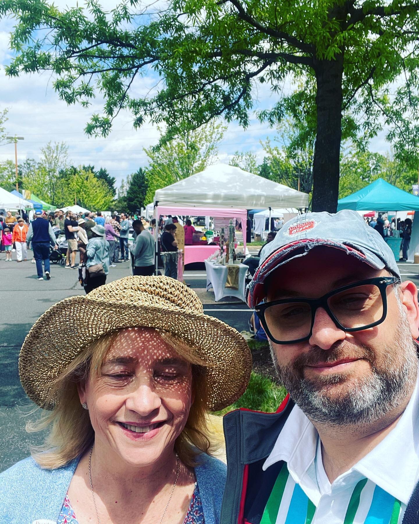@fairfaxvegfest with @olemherndon.  Great afternoon with yummy food, education, skins are and so much more.  Plant-based is exciting and healthy