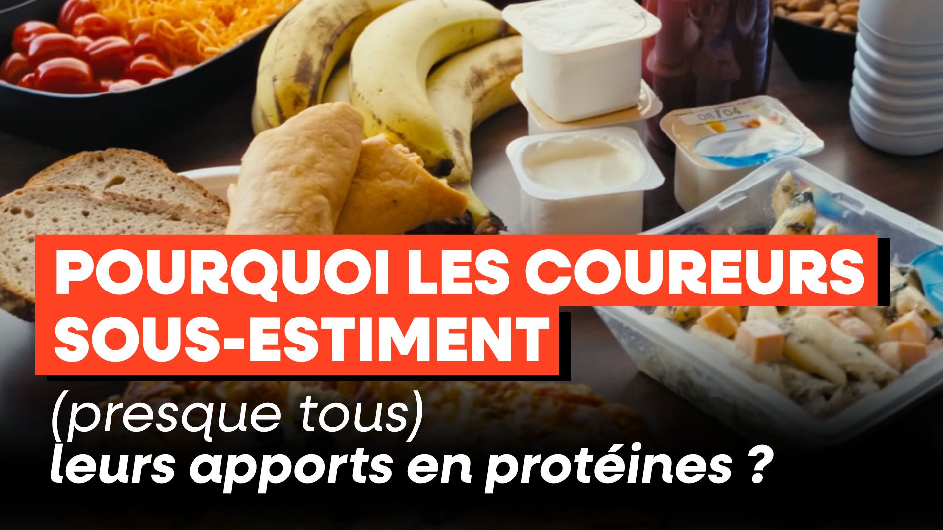 Pourquoi les coureurs sous-estiment (presque tous) leurs apports en protéines