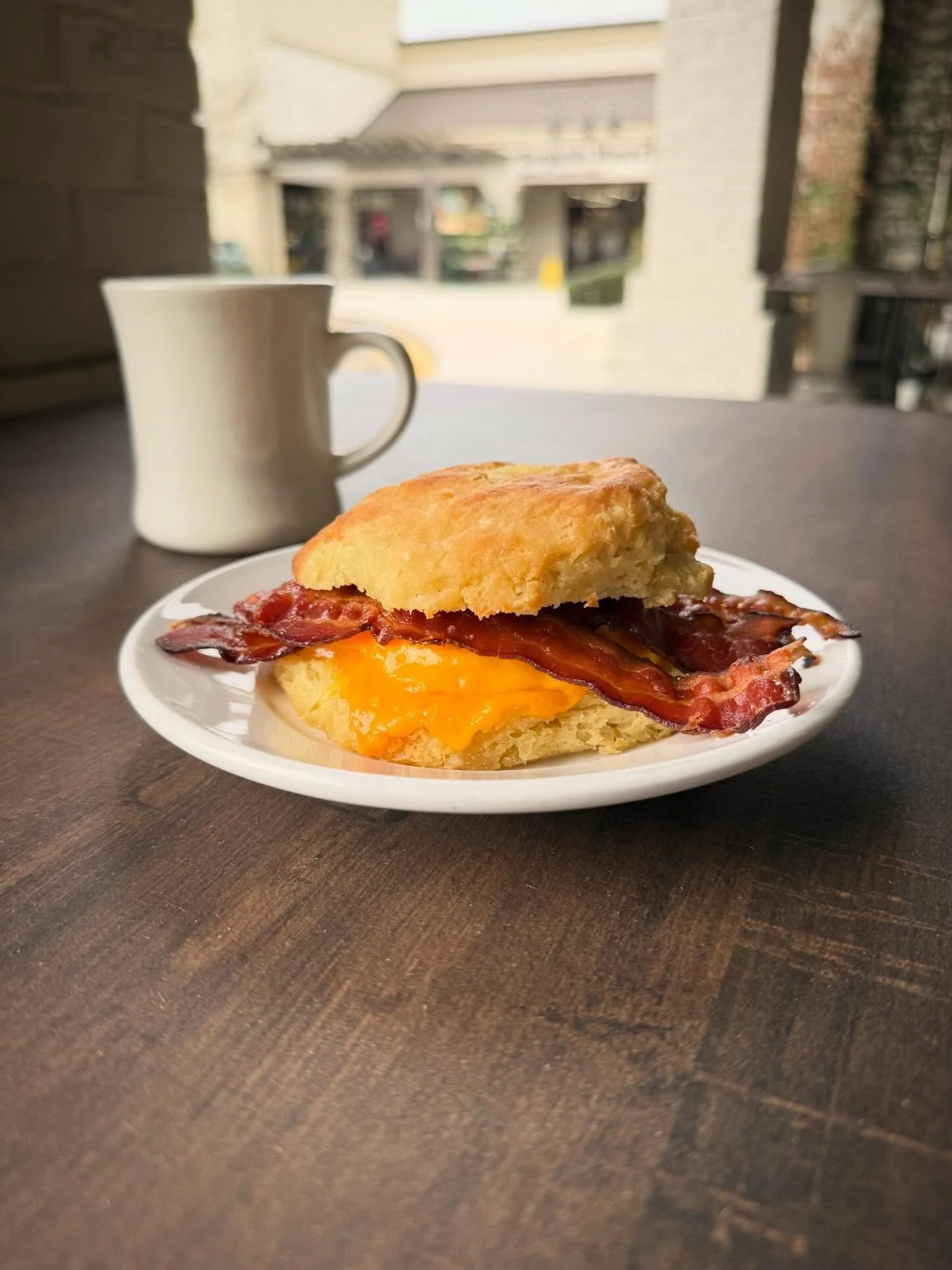 Meet our most popular menu item. The Arwen. 

Bacon egg and cheese served on a fresh house made biscuit!

Can&rsquo;t go wrong with a classic like this!