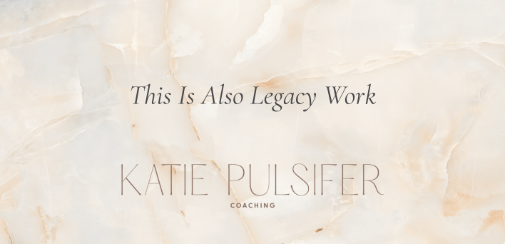 This Is Also Legacy Work