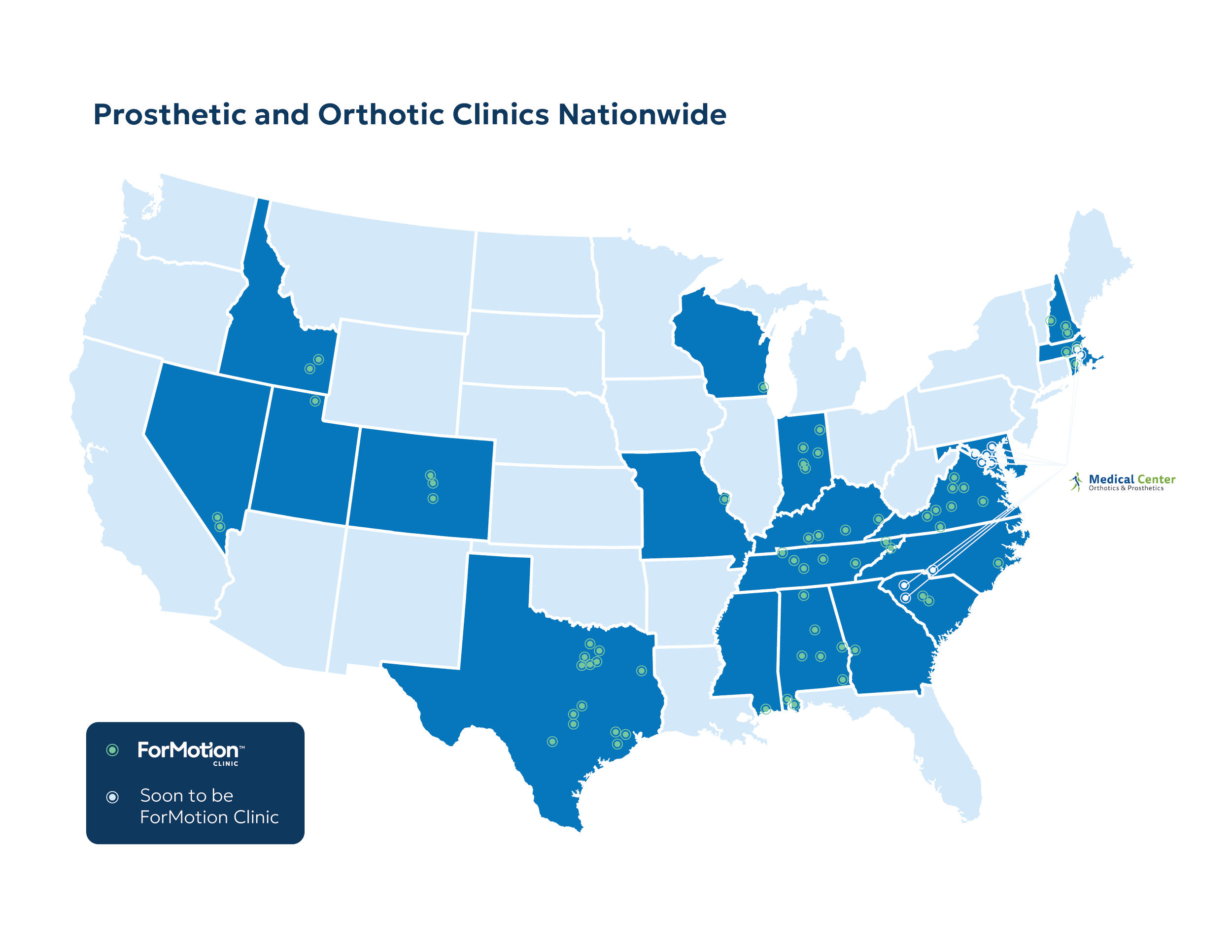 ForMotion Clinics across the United States.