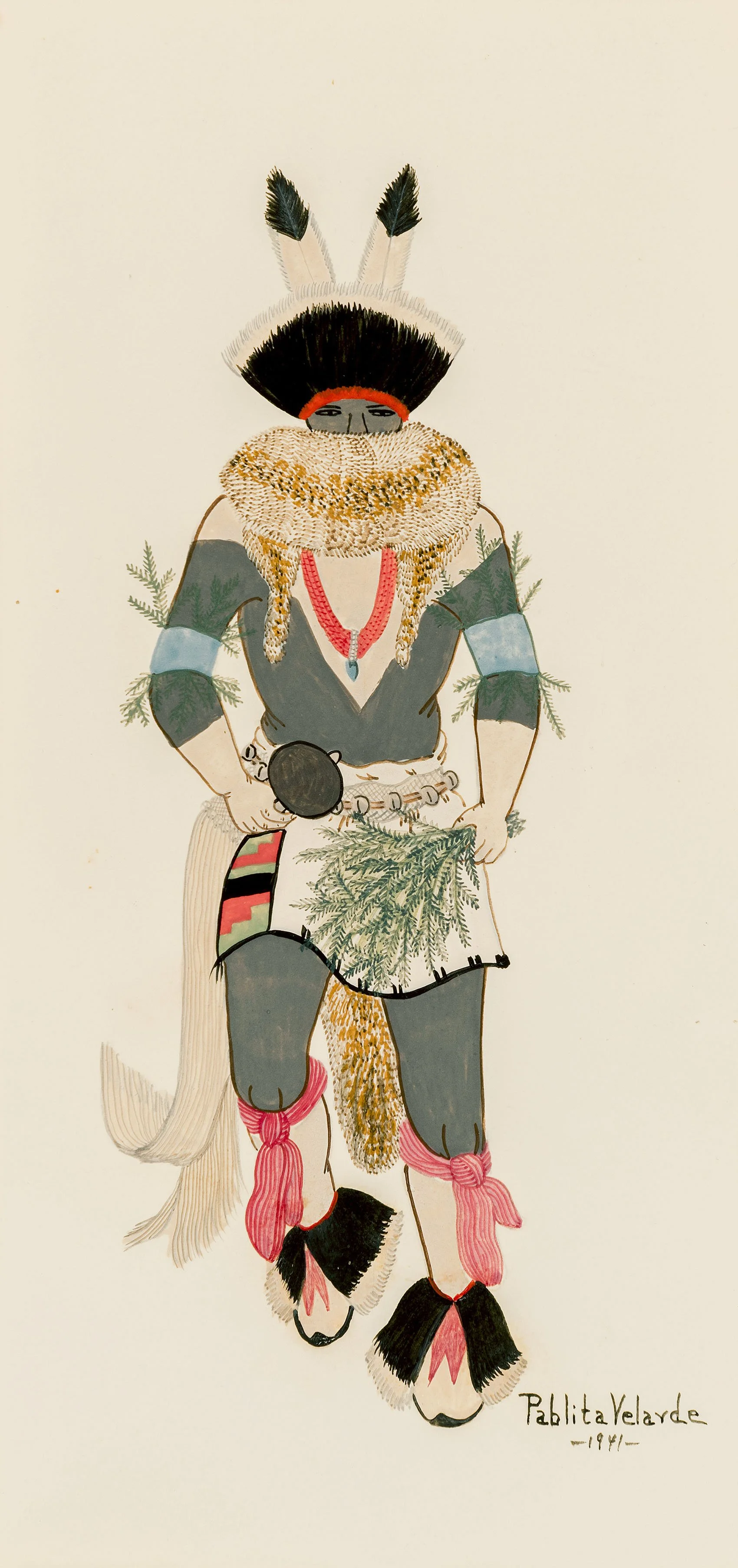 Pablita Velarde (Tse Tsan) (Santa Clara Pueblo, 1918-2006)