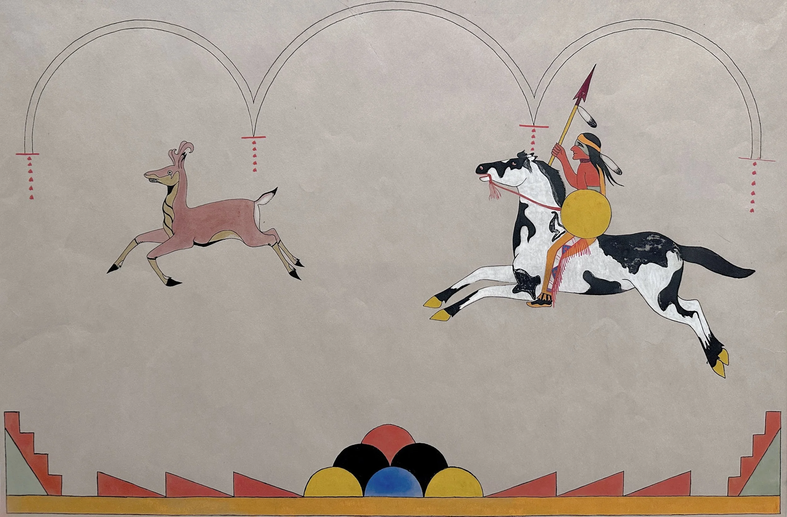 Romando Vigil (Tse Ye Mu) (San Ildefonso Pueblo, 1902-1978)