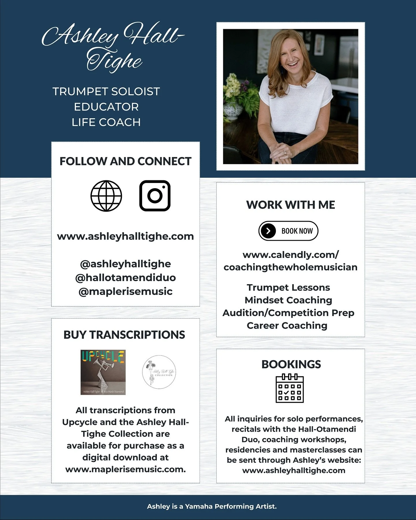 I thrive when there is variety in my career and love seeing the connections between all of the parts of my work. 
Here are some of the different ways you can work with me, find my music, or book me as a soloist or chamber musician.
If you are curio