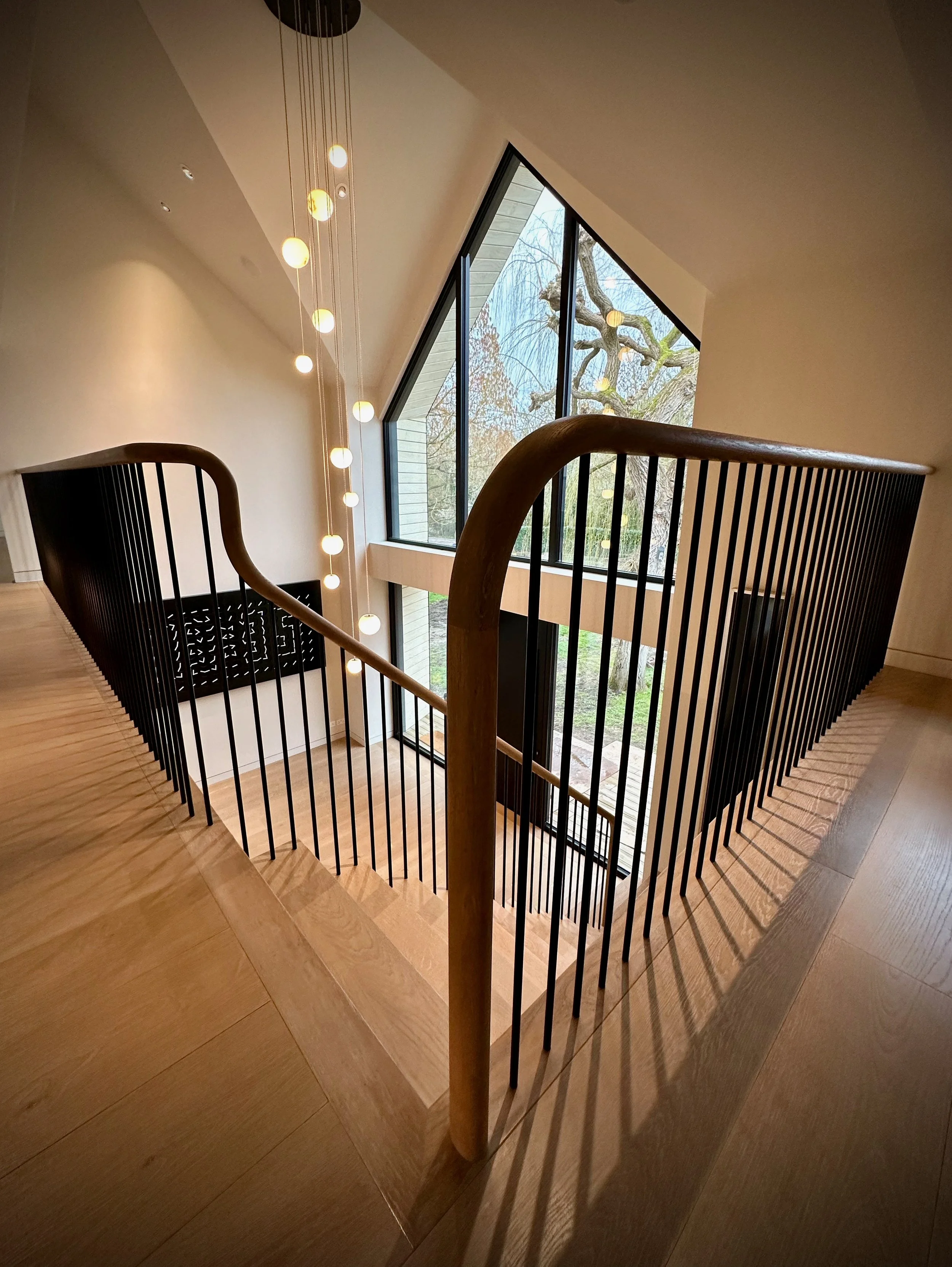 Modern staircase design in London