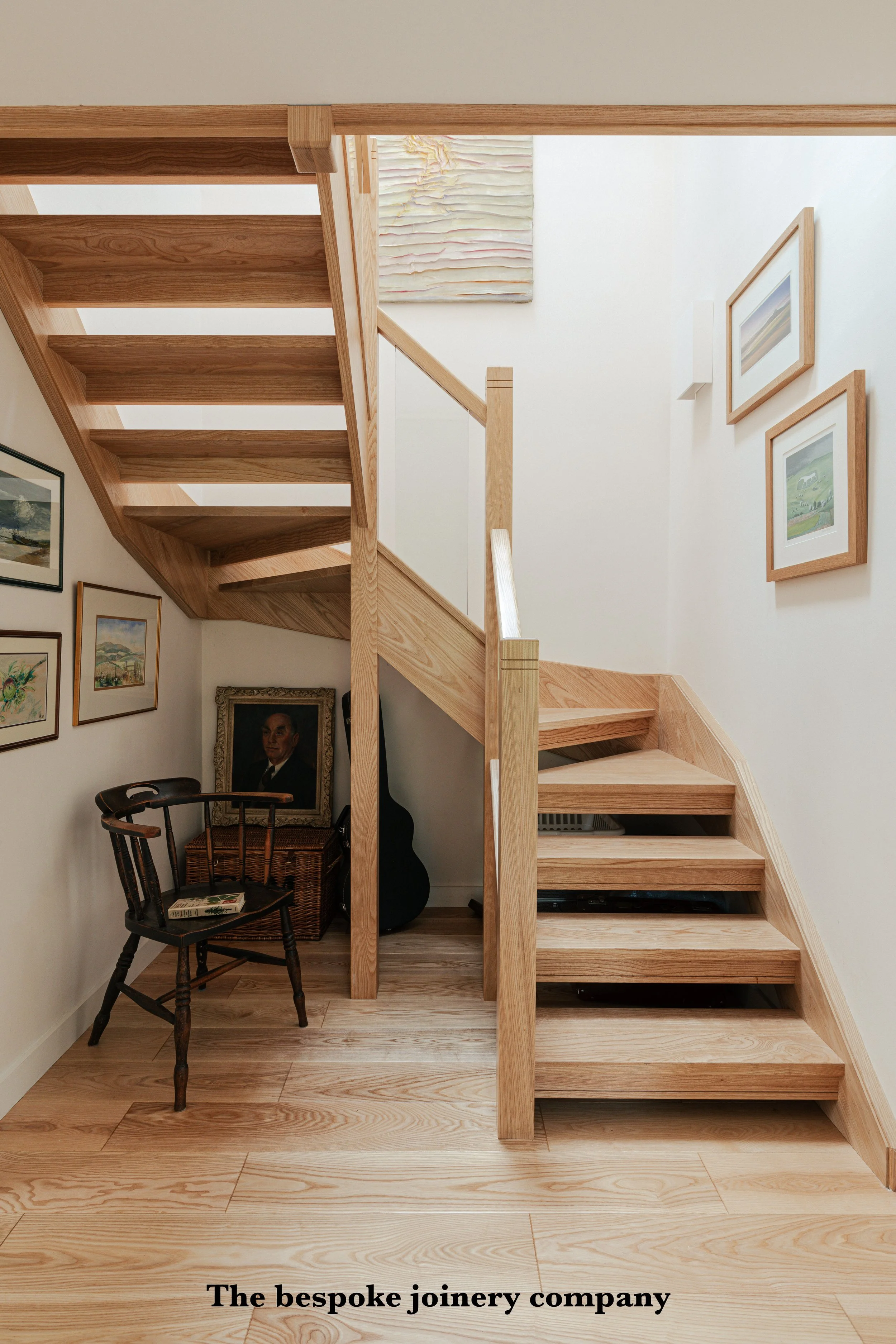 Modern design Ash staircase 