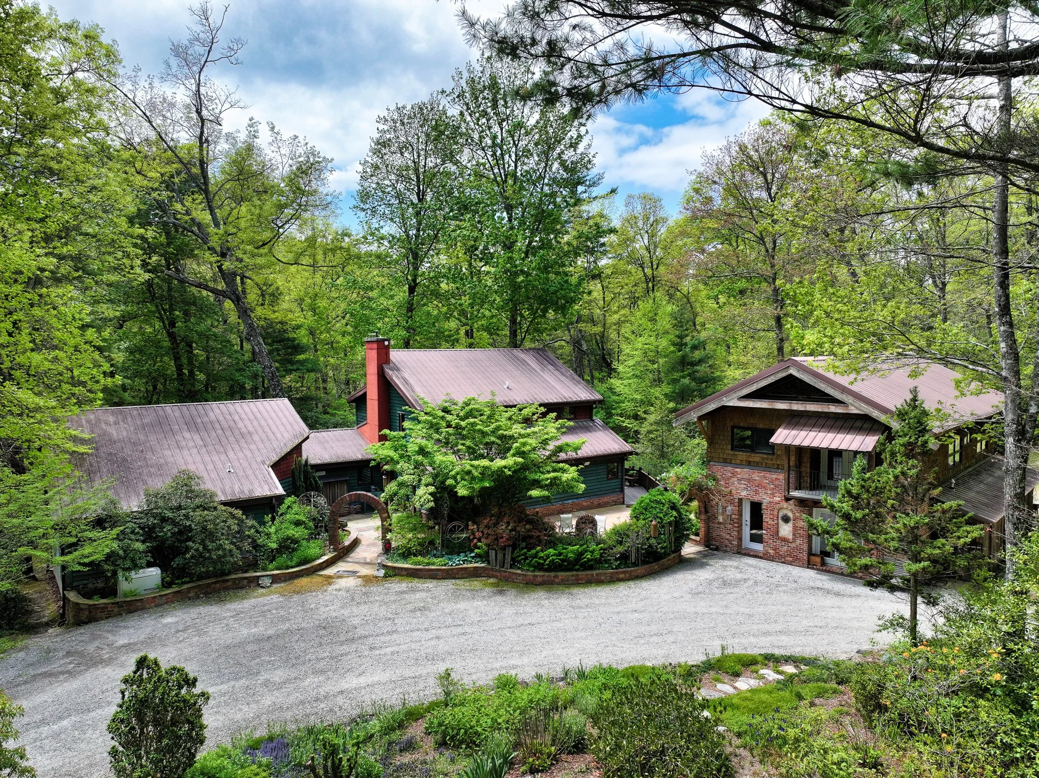 Main house and separate brick building