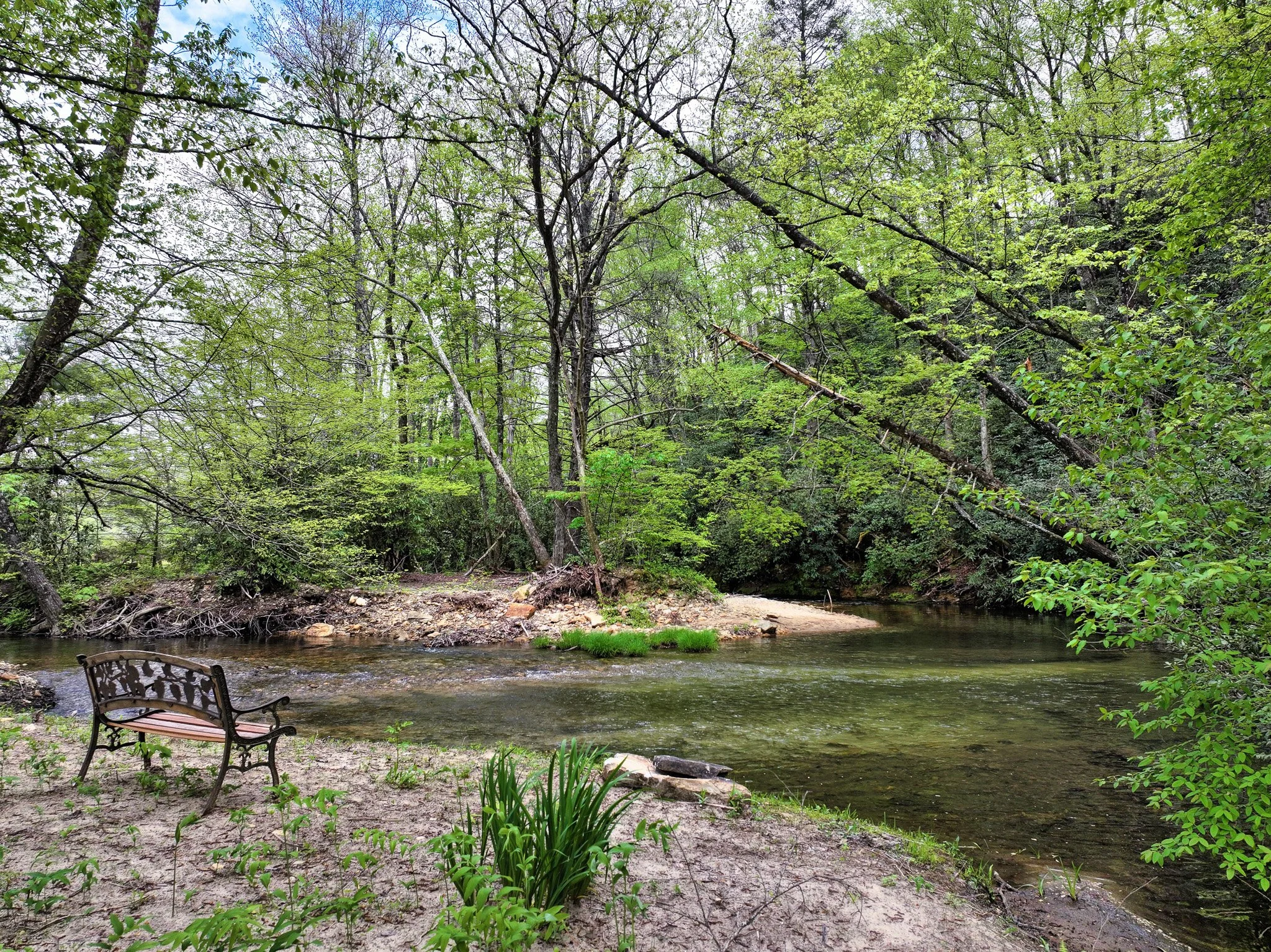 The Green River frontage on the lower acreage