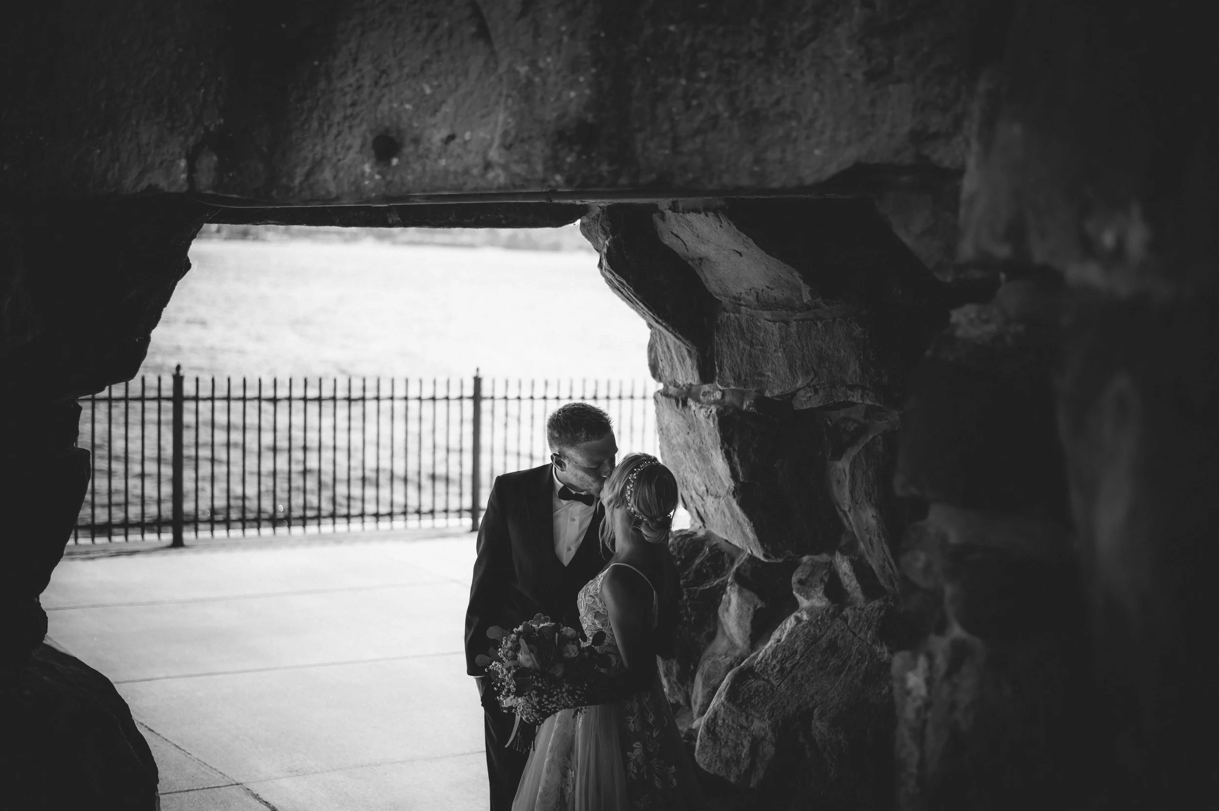 Wedding Photography by Adirondack Wedding Photographer at Boldt Castle, on Heart Island in the Thousand Islands  in Alexandria Bay, NY on the St Lawrence River