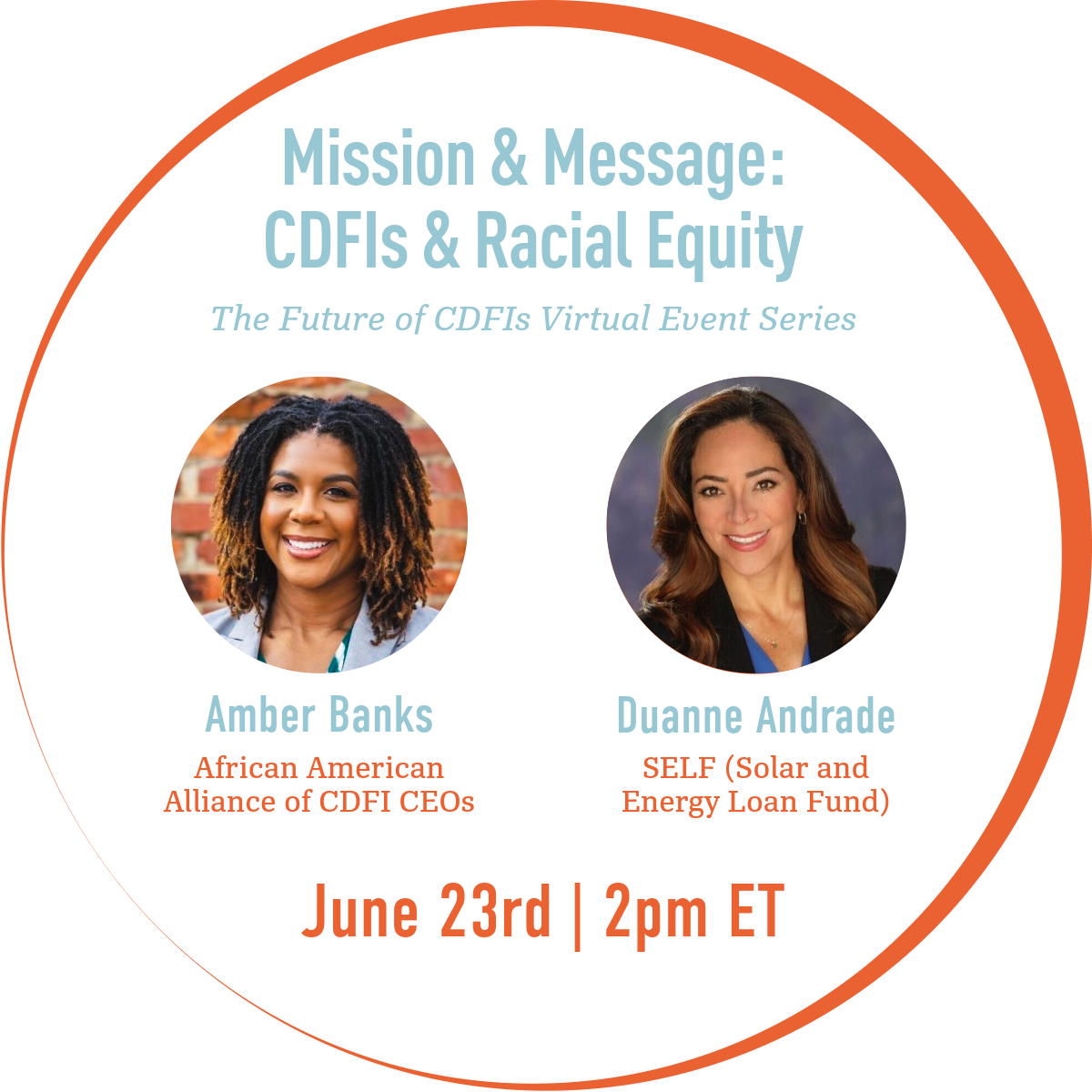 Mission &amp; Message: CDFIs &amp; Racial Equity