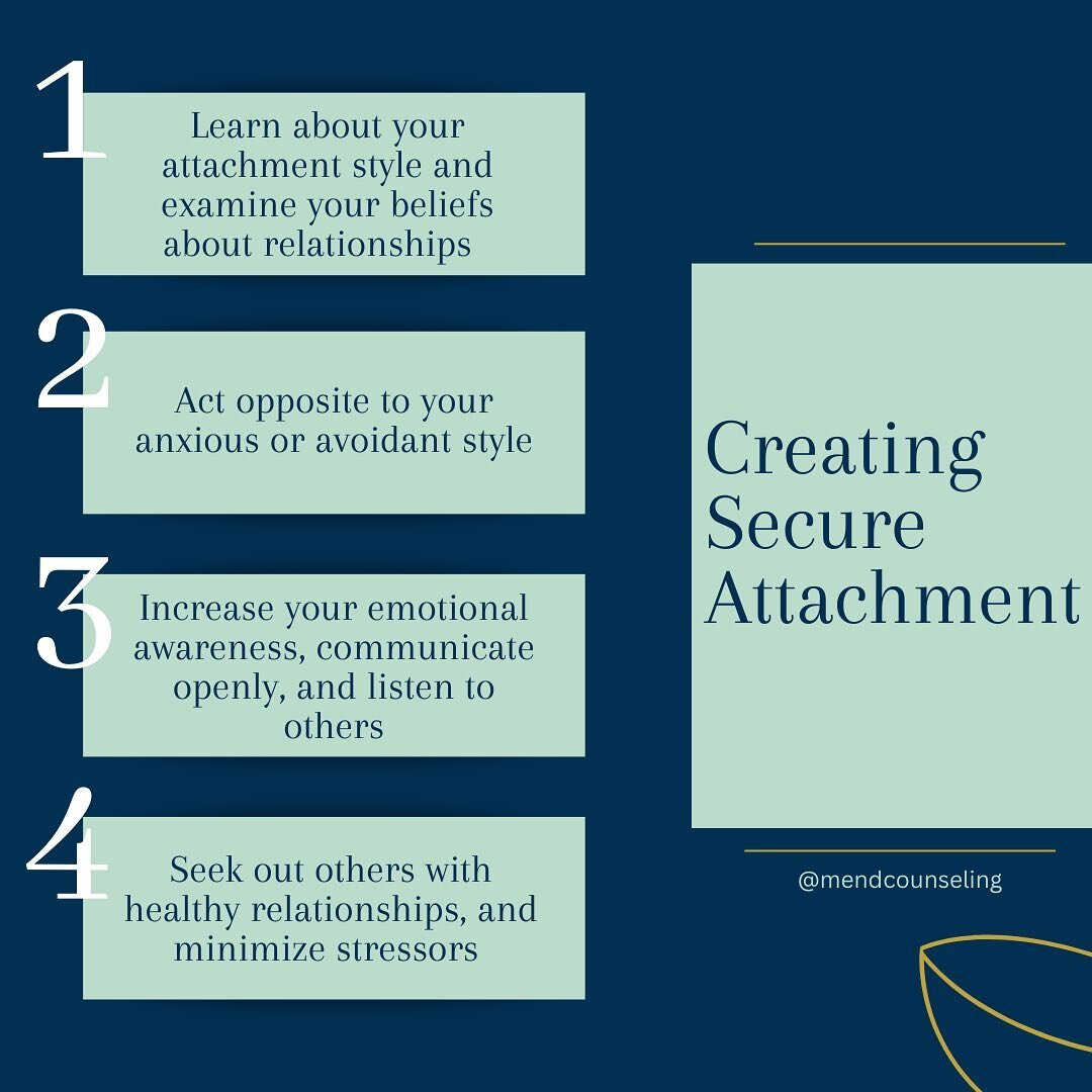 You may have heard of the four types of attachment styles:
&bull;Secure
&bull;Avoidant
&bull;Anxious
&bull;Disorganized 

Avoidant, anxious, and disorganized are considered insecure attachment styles. 

Our brains unconsciously expect our romantic pa