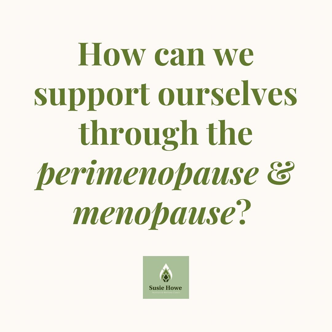 How can we support ourselves through the perimenopause and menopause?&nbsp;

I always advise taking a really holistic approach. This is why I trained to be a registered Nutrition &amp; Wellness Coach, as at this age &amp; stage of life, although nutr