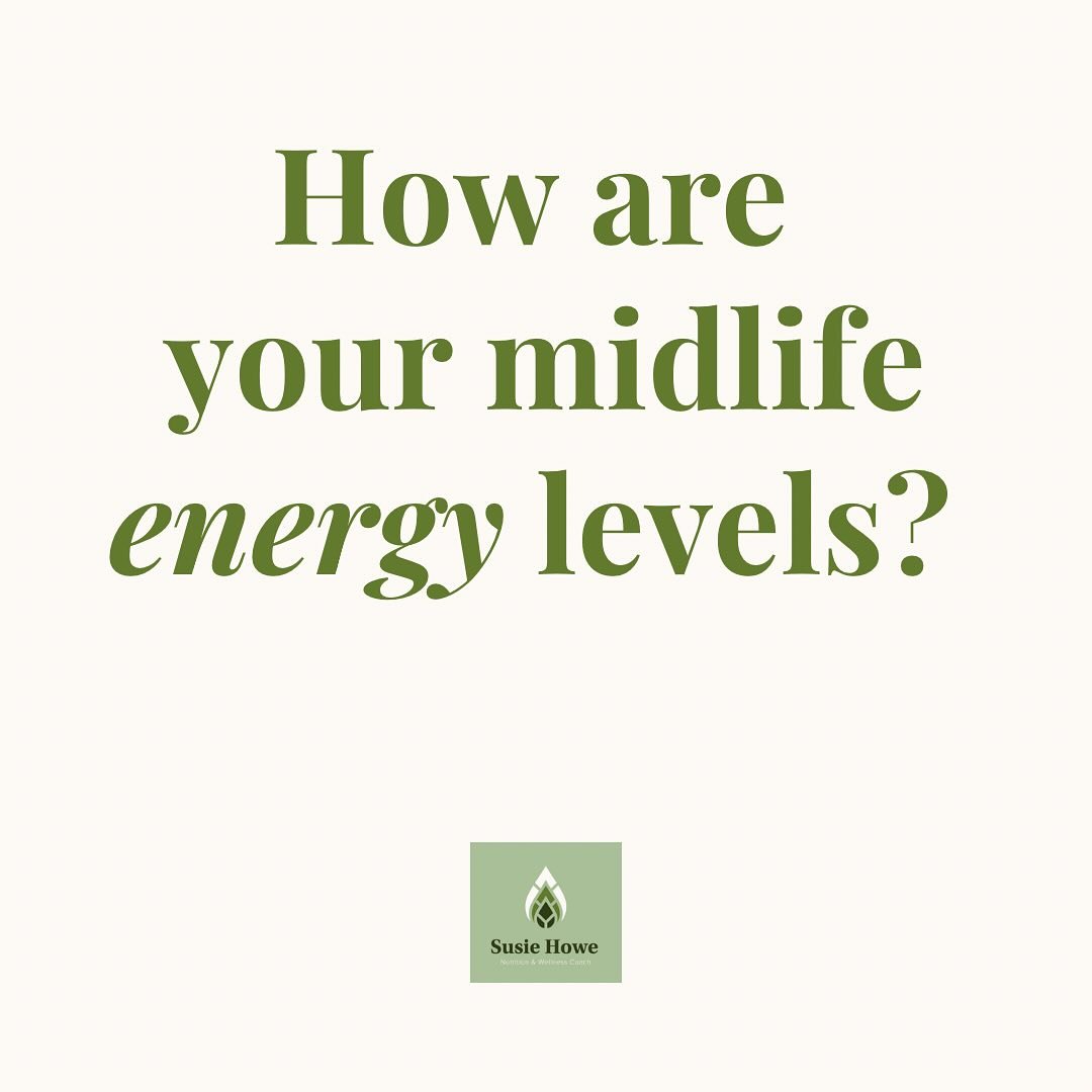✨How Are Your Midlife Energy Levels?✨

As we steadily move into springtime, energy levels can start to increase due to the lighter mornings, warmer temperatures that entice us out into the morning light &amp; longer days to get some extra movement in