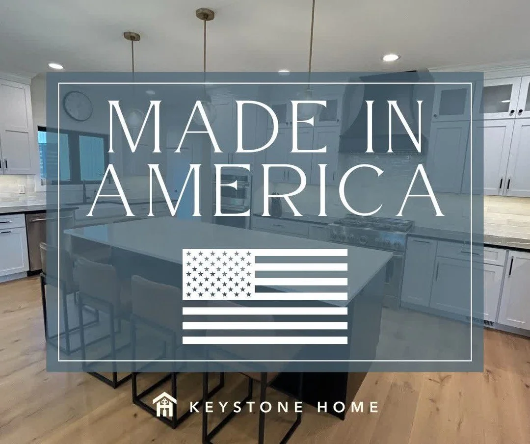 🚨 Positive News on Cabinetry Tariffs from Keystone Home🚨

With the recent announcements about tariffs on imported kitchen and bath cabinetry, we've received a few questions wondering how this might impact their renovation plans.

✨ The great news i