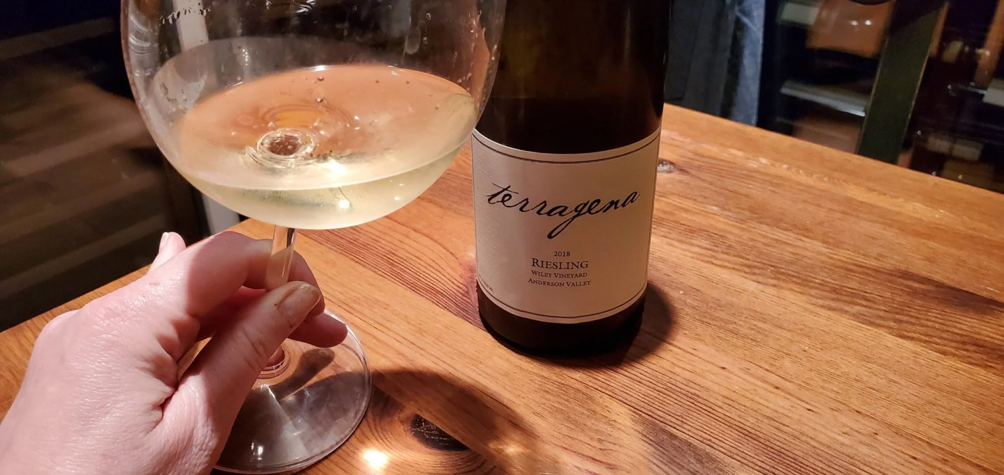 2018 wiley vineyard riesling: please the palate “wine of the week”