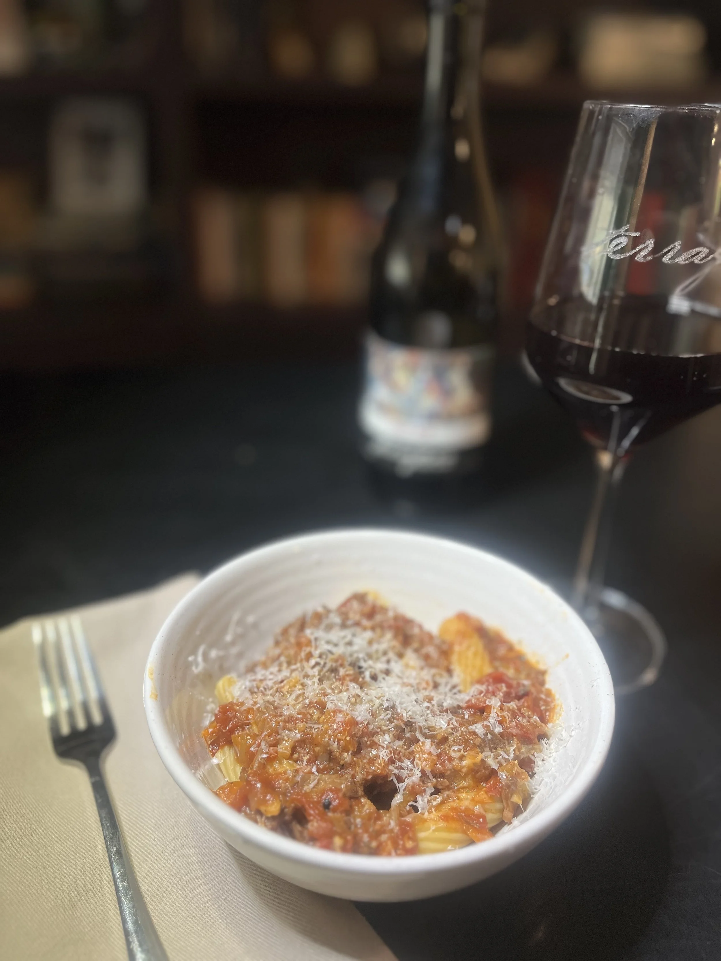 Terragena Mendocino Ridge Pinot Noir and Leftovers Ragu