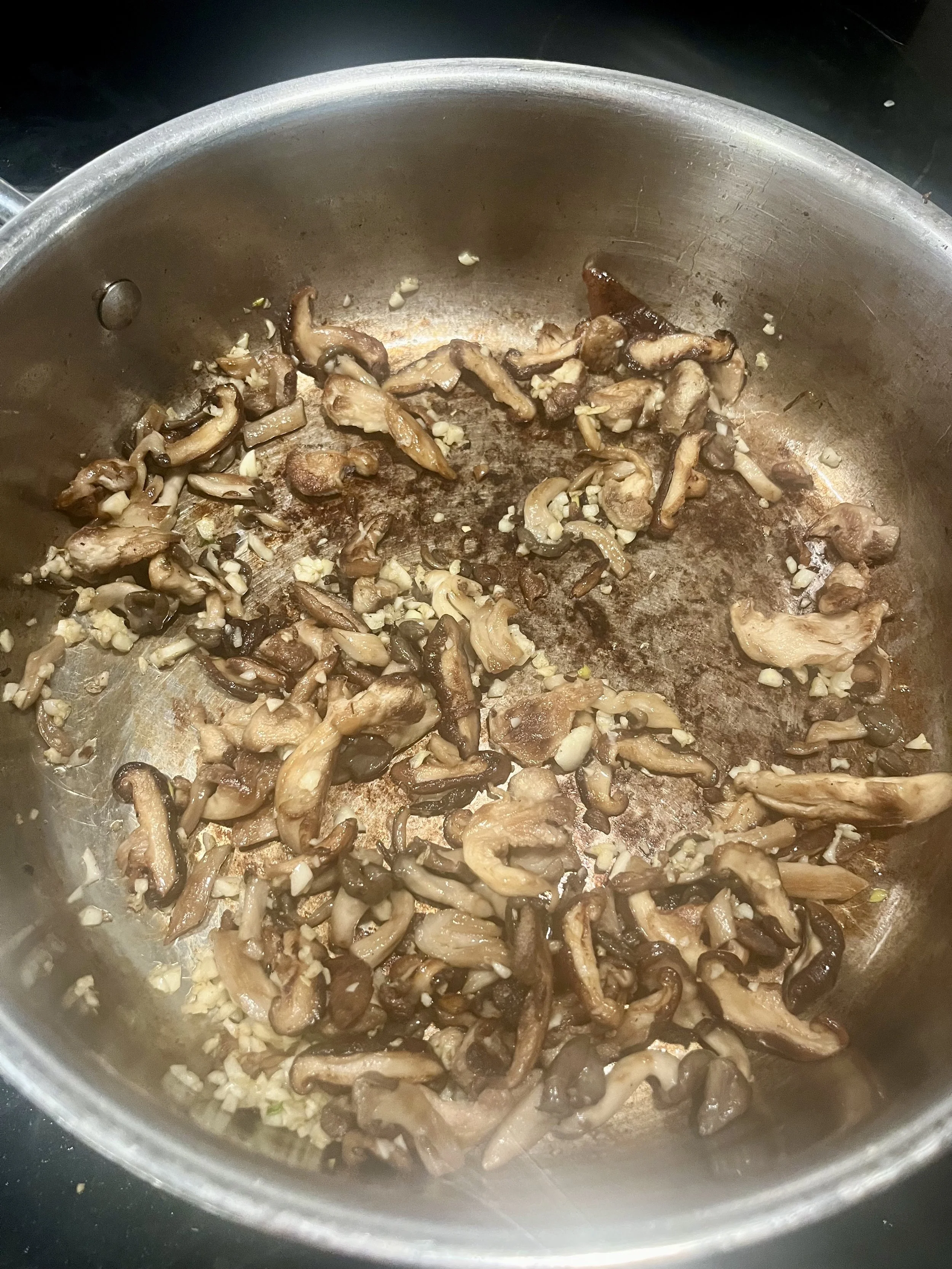 Add Garlic to Prepared Mushrooms. Terragena Wine 2021 Los Carneros Pinot Noir  Recipes and Pairings 