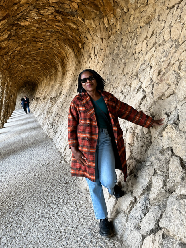 Park Güell, Barcelona — the first stop on Marina’s solo journey.