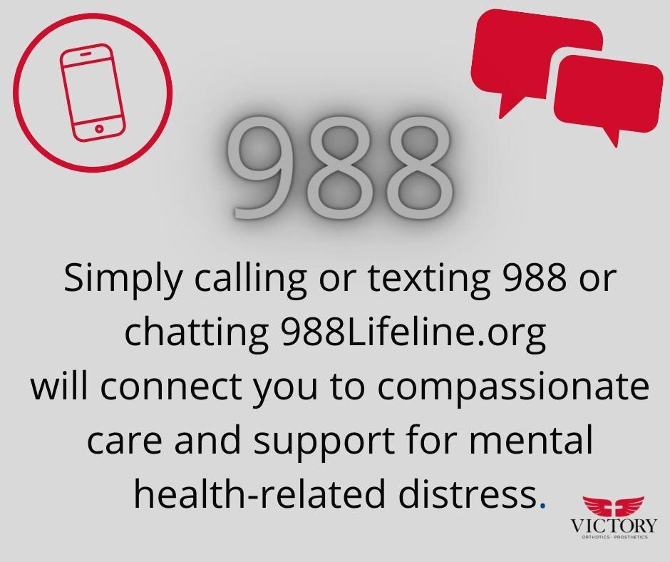Simply calling or texting 988 or typing 988Lifeline.org will connect you to compassionate care &amp; support for mental health-related distress. #988Lifeline⠀
Help is available.
