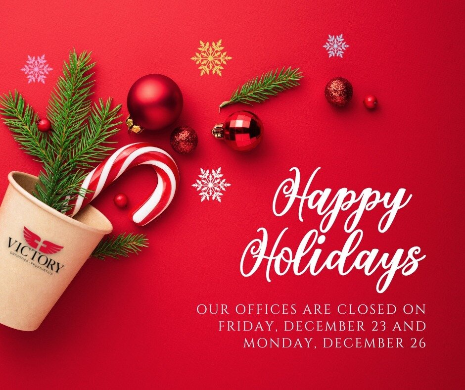 Happy Holidays! 
We hope that the season is overflowing with joy and happiness.
Our offices are closed on Friday, December 23 and Monday, December 26th.