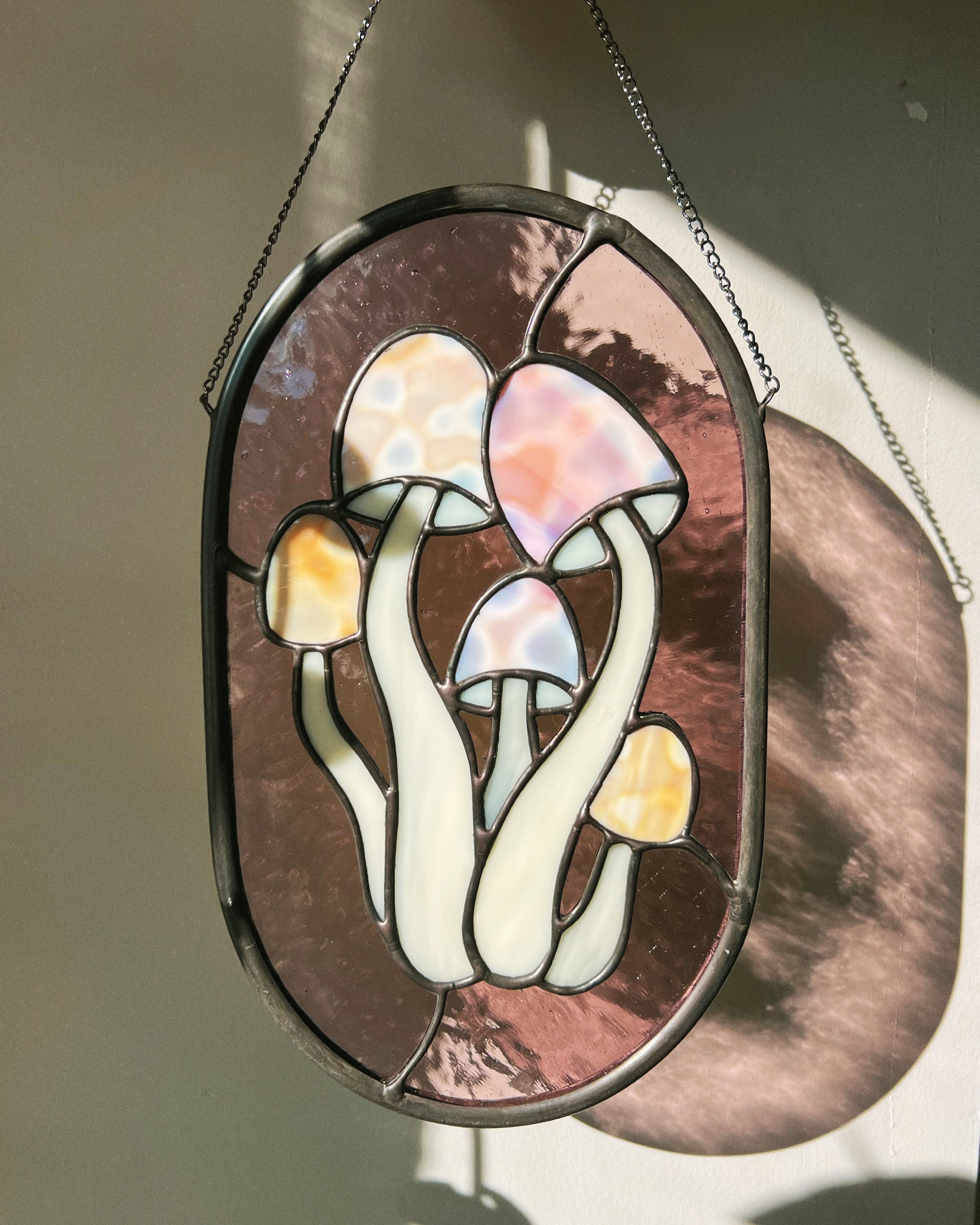 Oblong Trippy Mushroom Panel