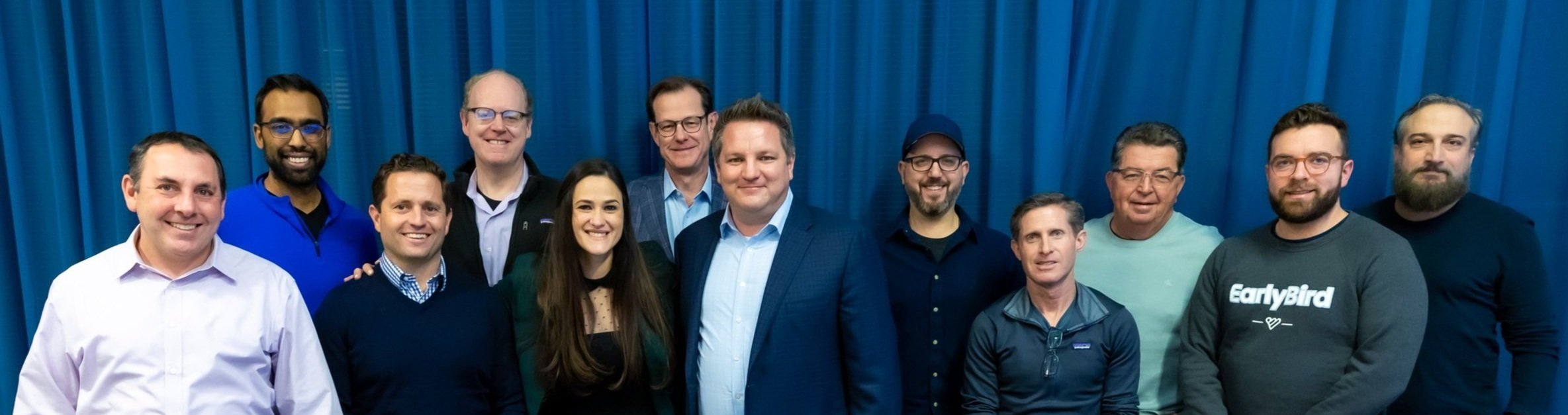 Group of founders standing together at Network Ventures Annual Meeting