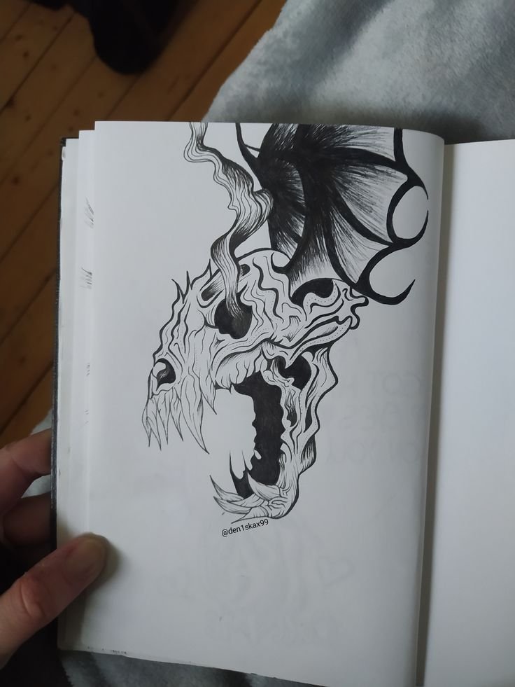 skull bat tattoostyle fineline sketch.jpg